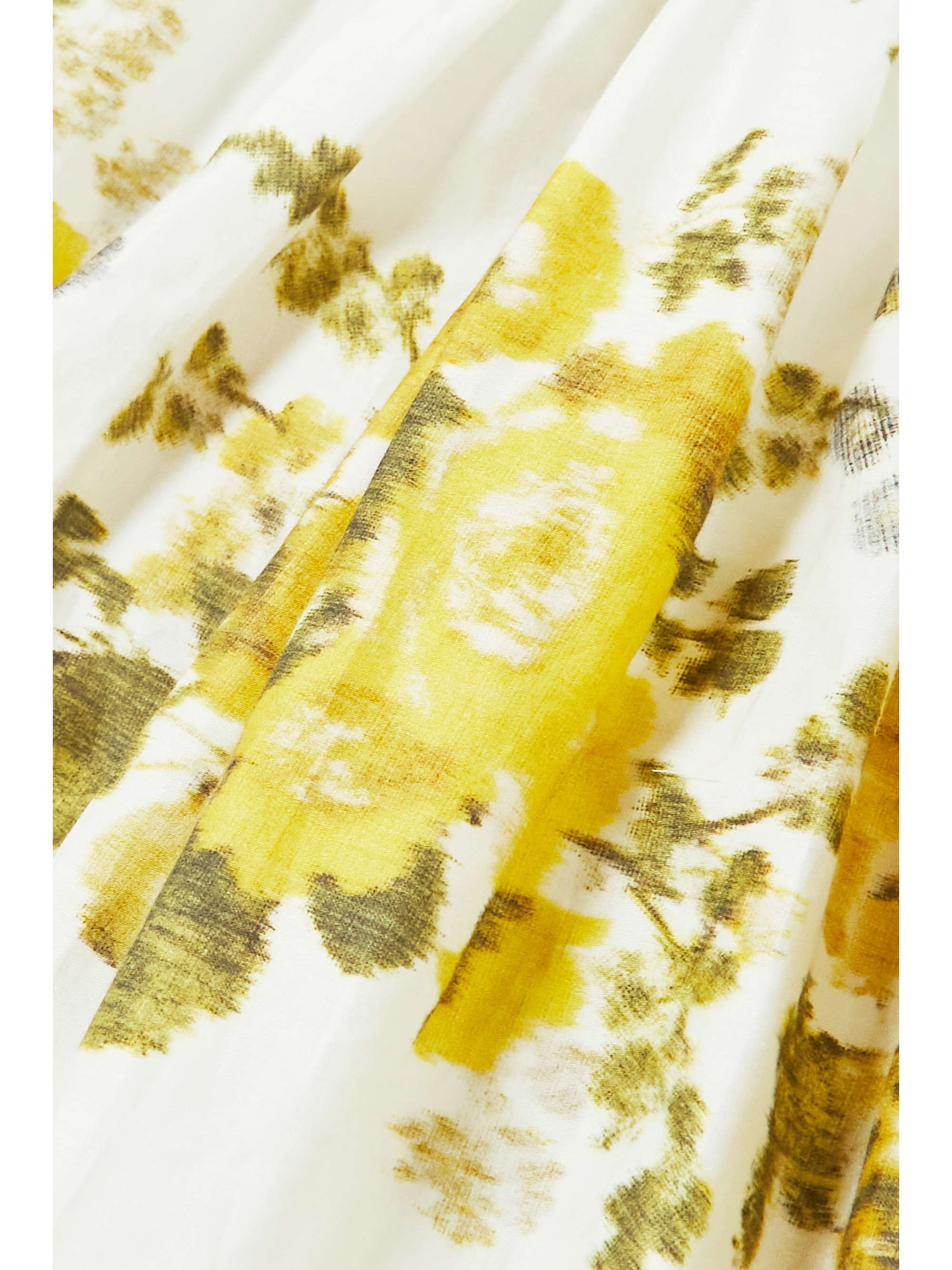 ERDEM Oleander ruffled floral-print cotton mini dress