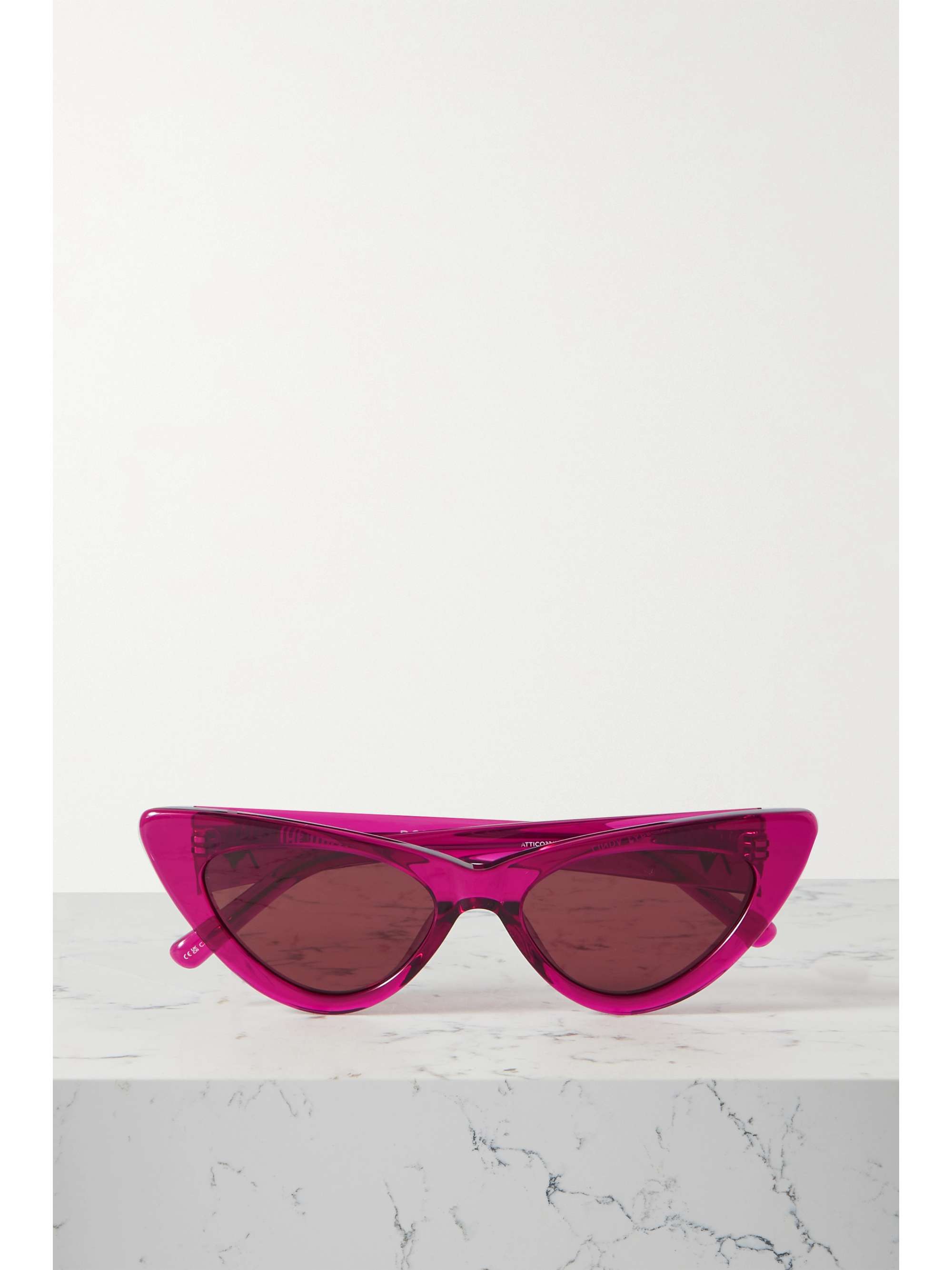 THE ATTICO Cat-eye acetate sunglasses