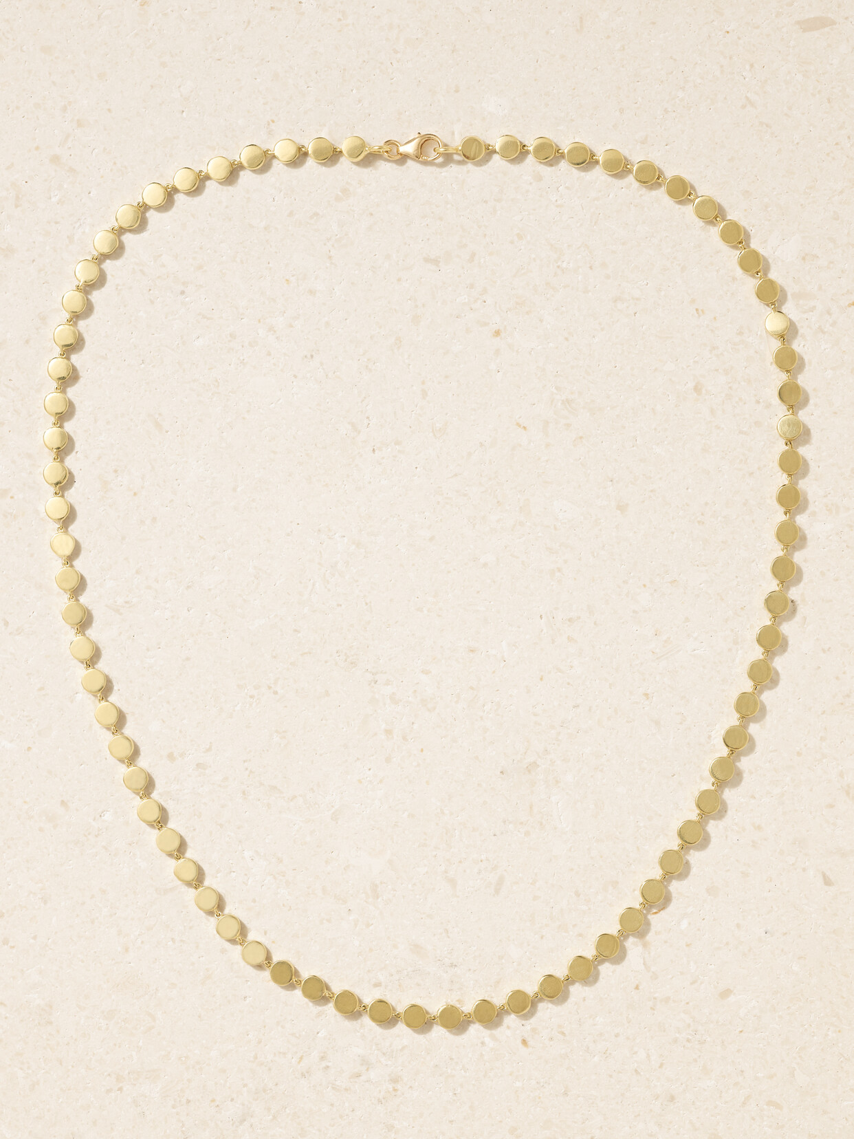 Jennifer Meyer Mini Circle 18-karat Gold Necklace