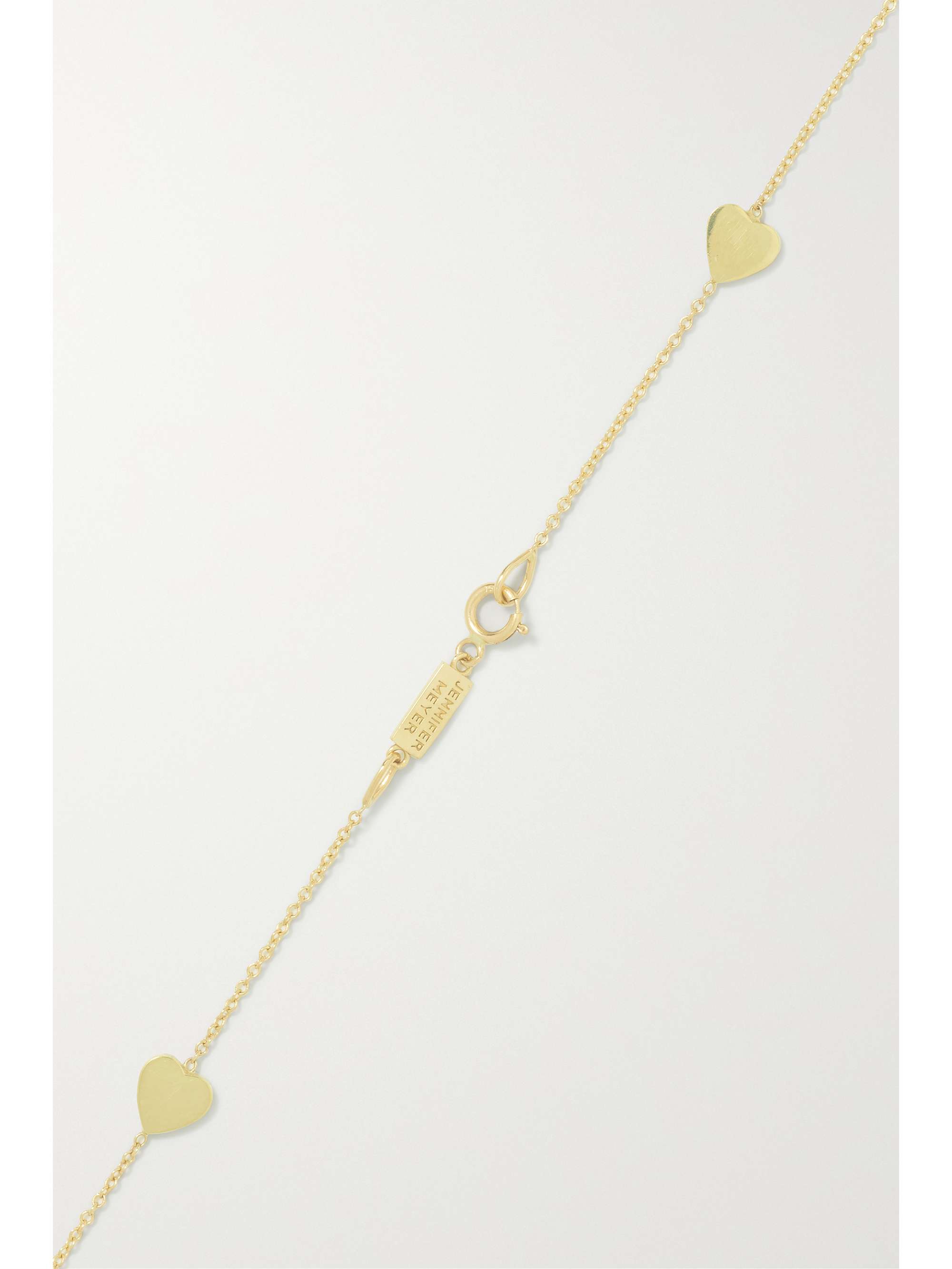 JENNIFER MEYER Heart-By-The-Inch 18-karat gold necklace