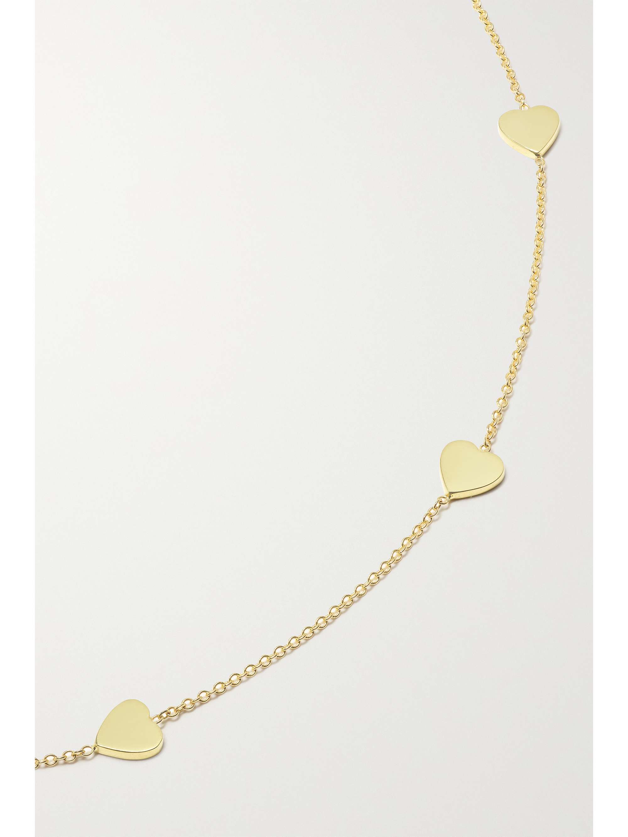 JENNIFER MEYER Heart-By-The-Inch 18-karat gold necklace