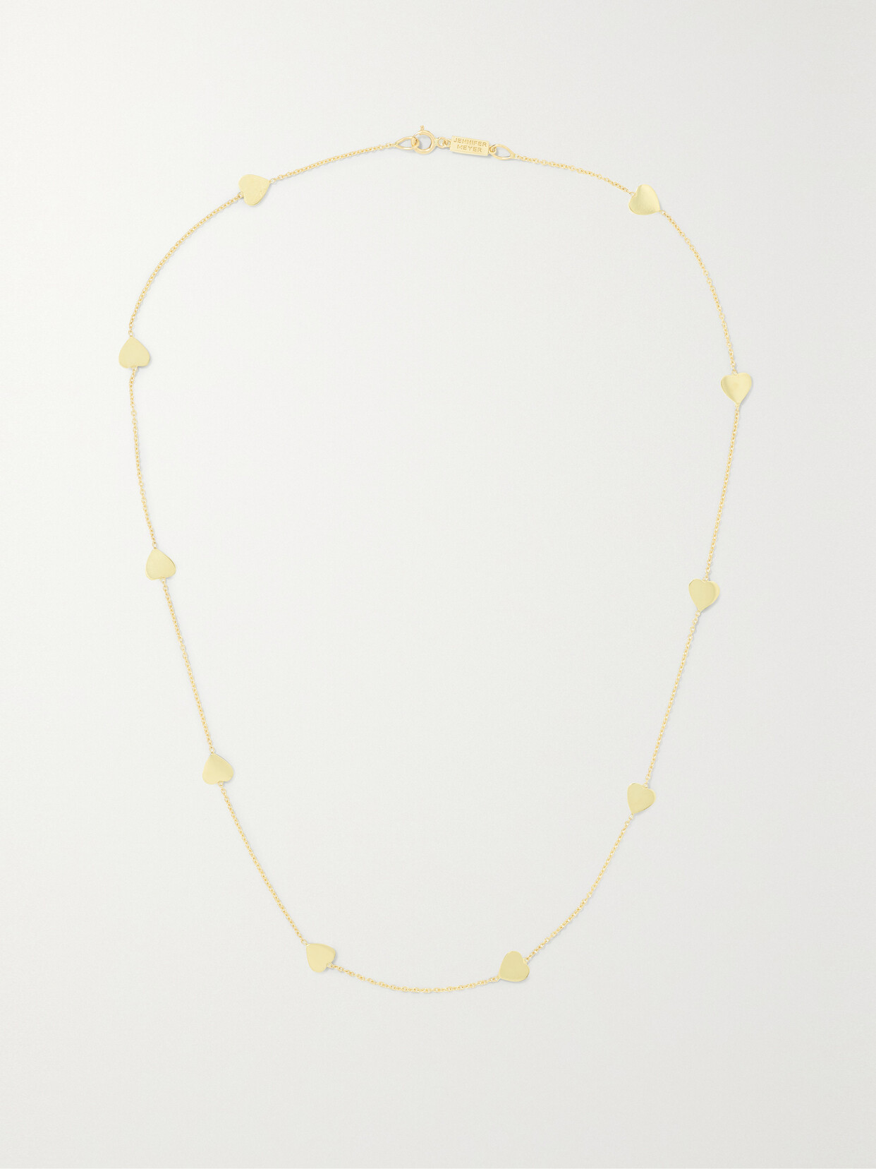 Jennifer Meyer Heart-by-the-inch 18-karat Gold Necklace