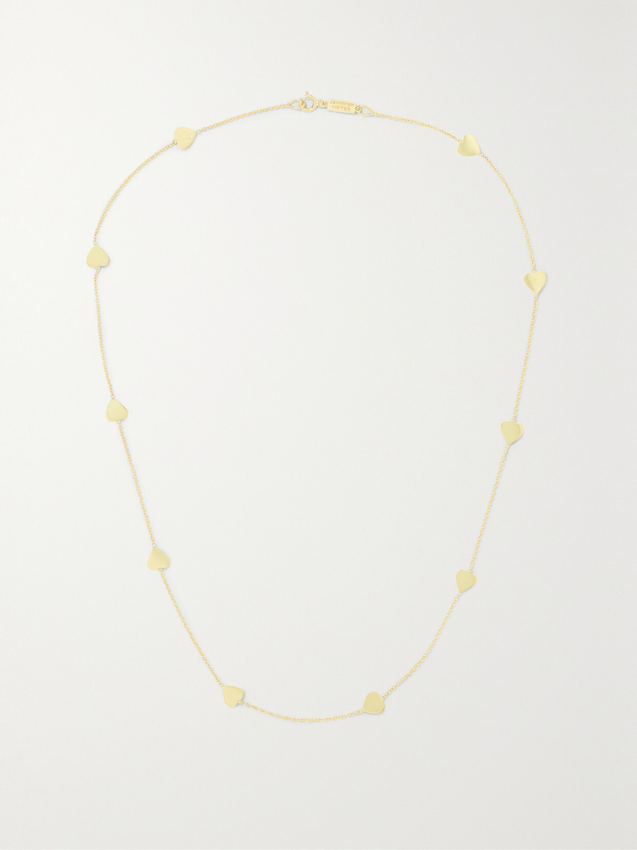 Jennifer Meyer Heart-by-the-inch 18-karat Gold Necklace