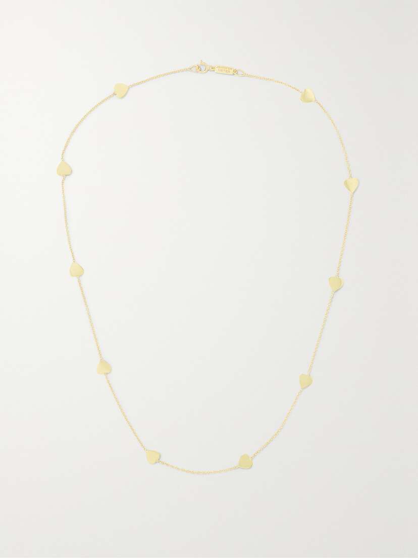 Jennifer Meyer Heart-by-the-inch 18-karat Gold Necklace