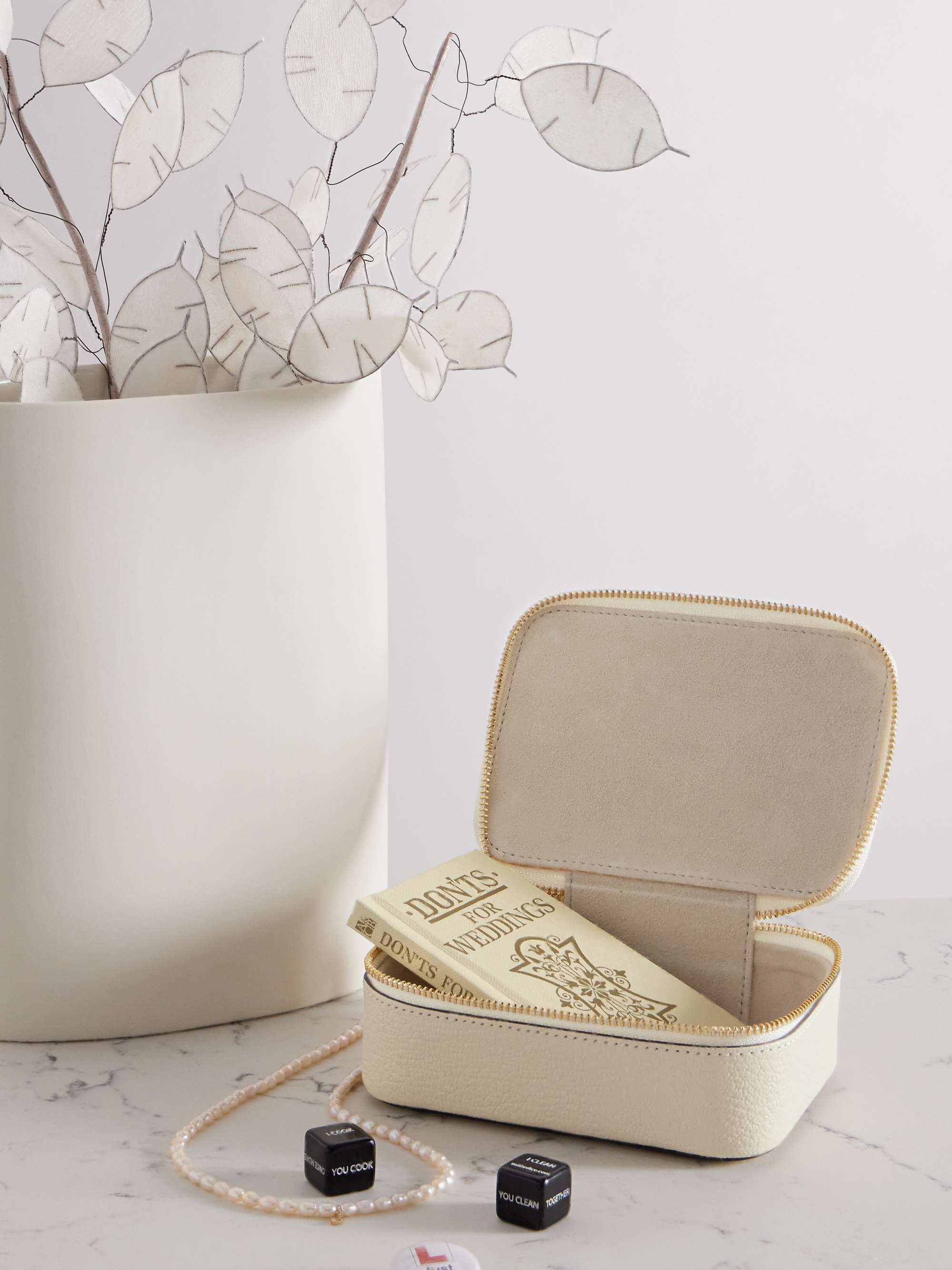 ANYA HINDMARCH Wedding medium leather keepsake box