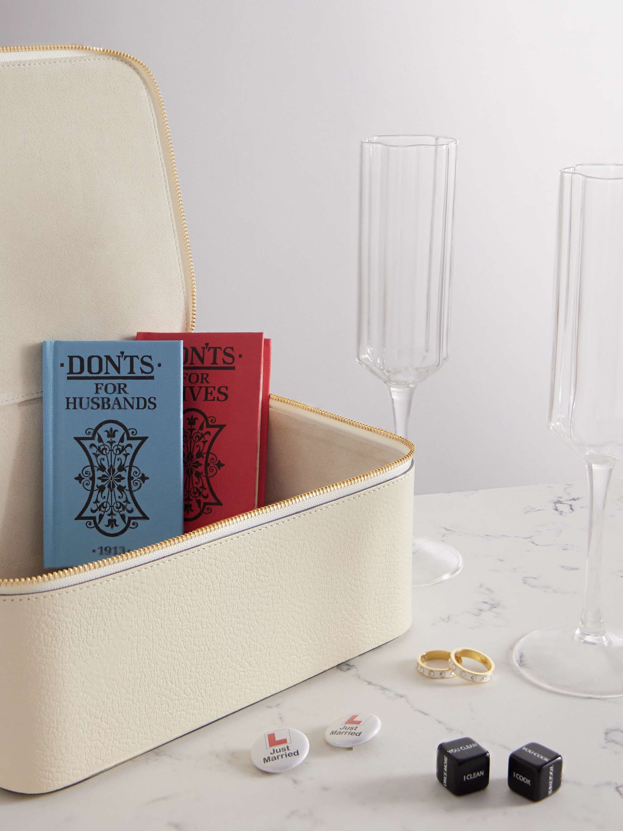 ANYA HINDMARCH Wedding XL leather keepsake box