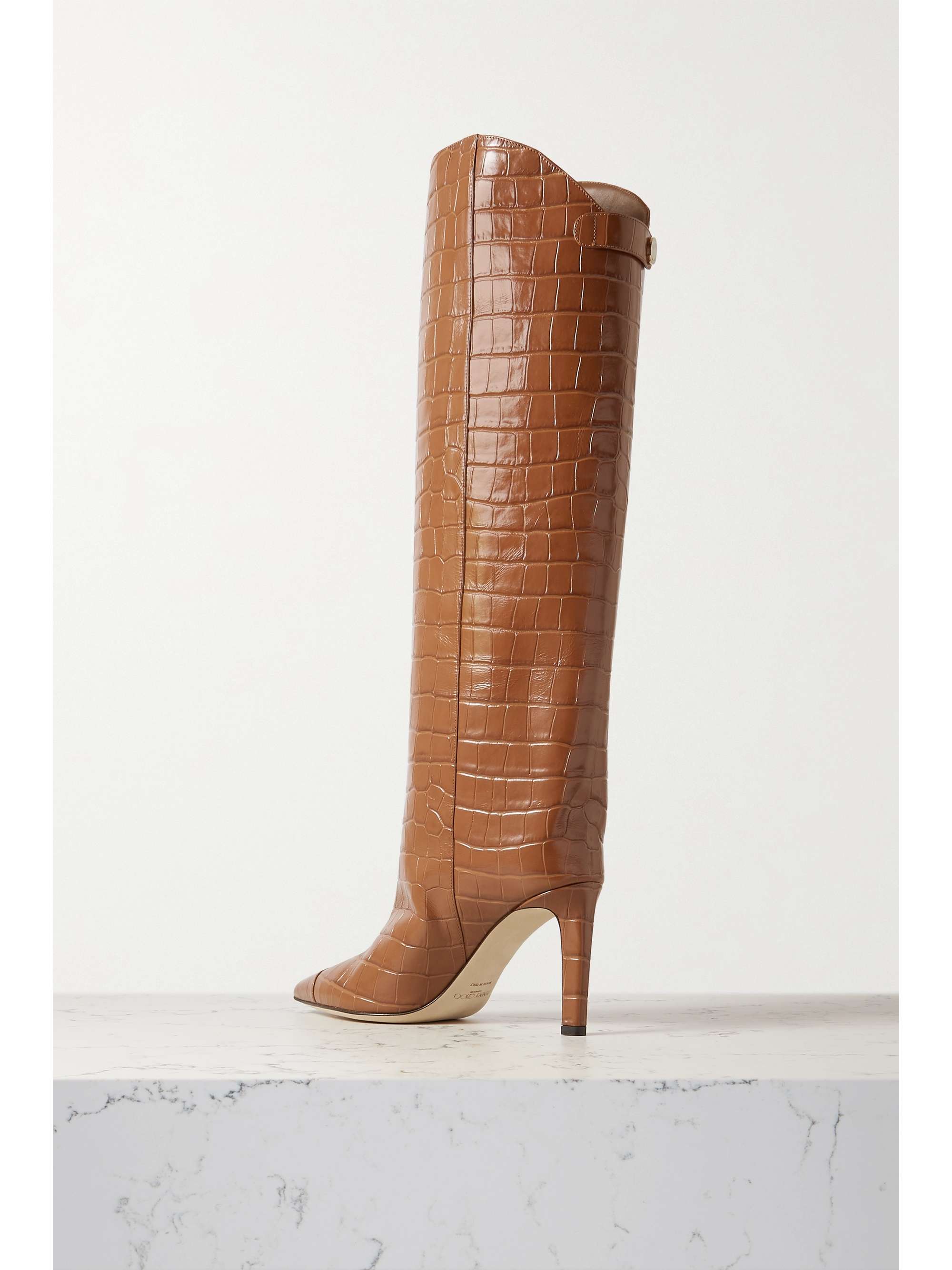 JIMMY CHOO Alizze 85 suede knee boots
