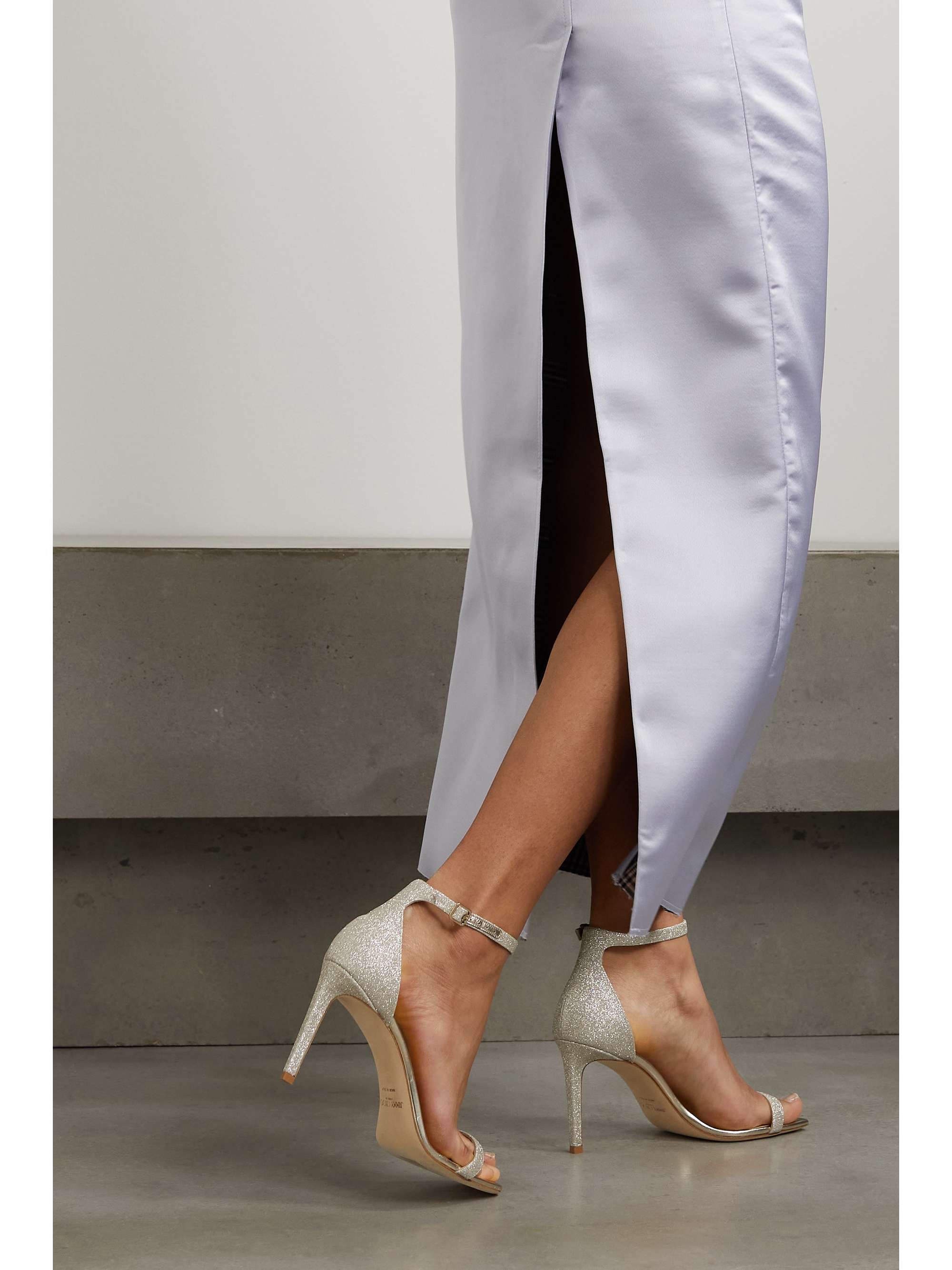 JIMMY CHOO Alva 85 suede sandals