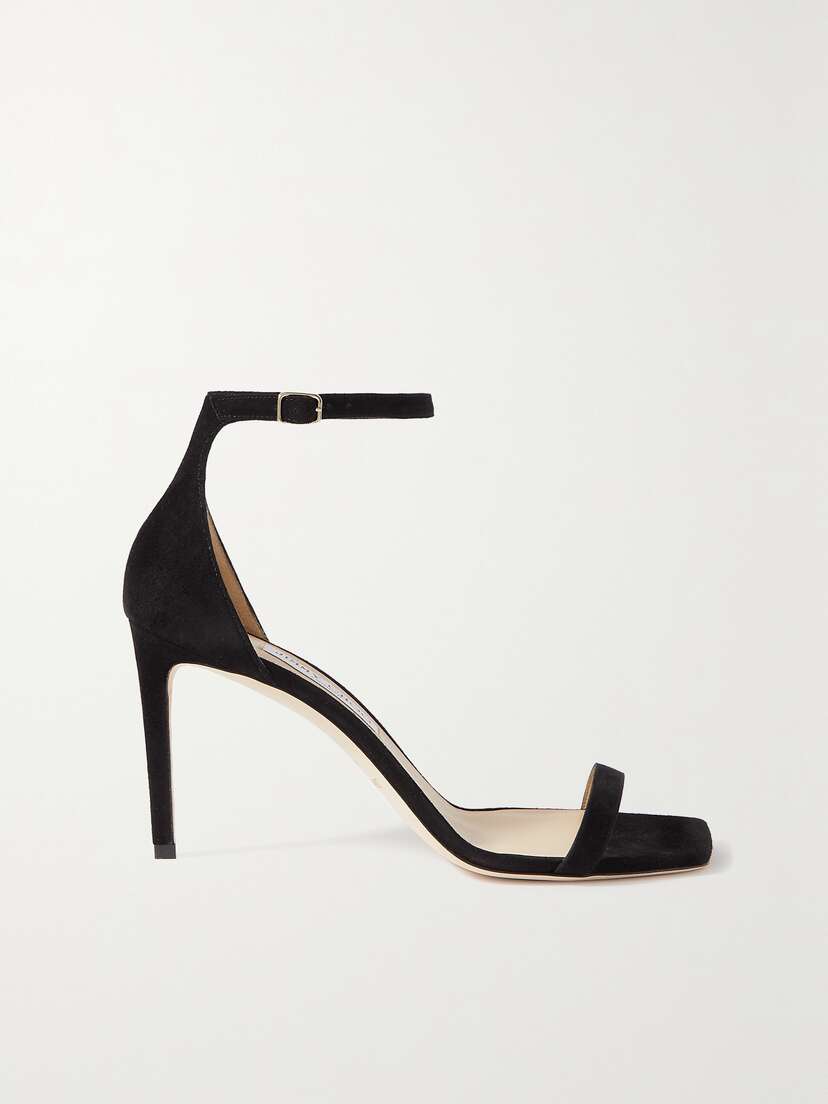 Jimmy Choo Alva 85 Suede Sandals