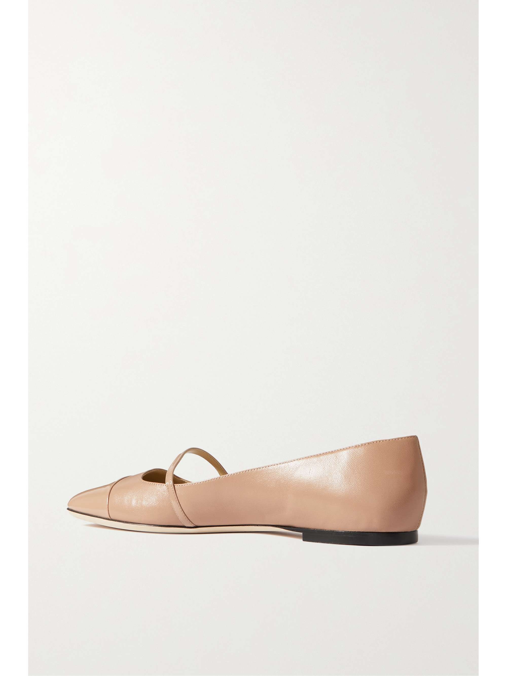 JIMMY CHOO Elisa patent leather Mary Jane ballet pumps