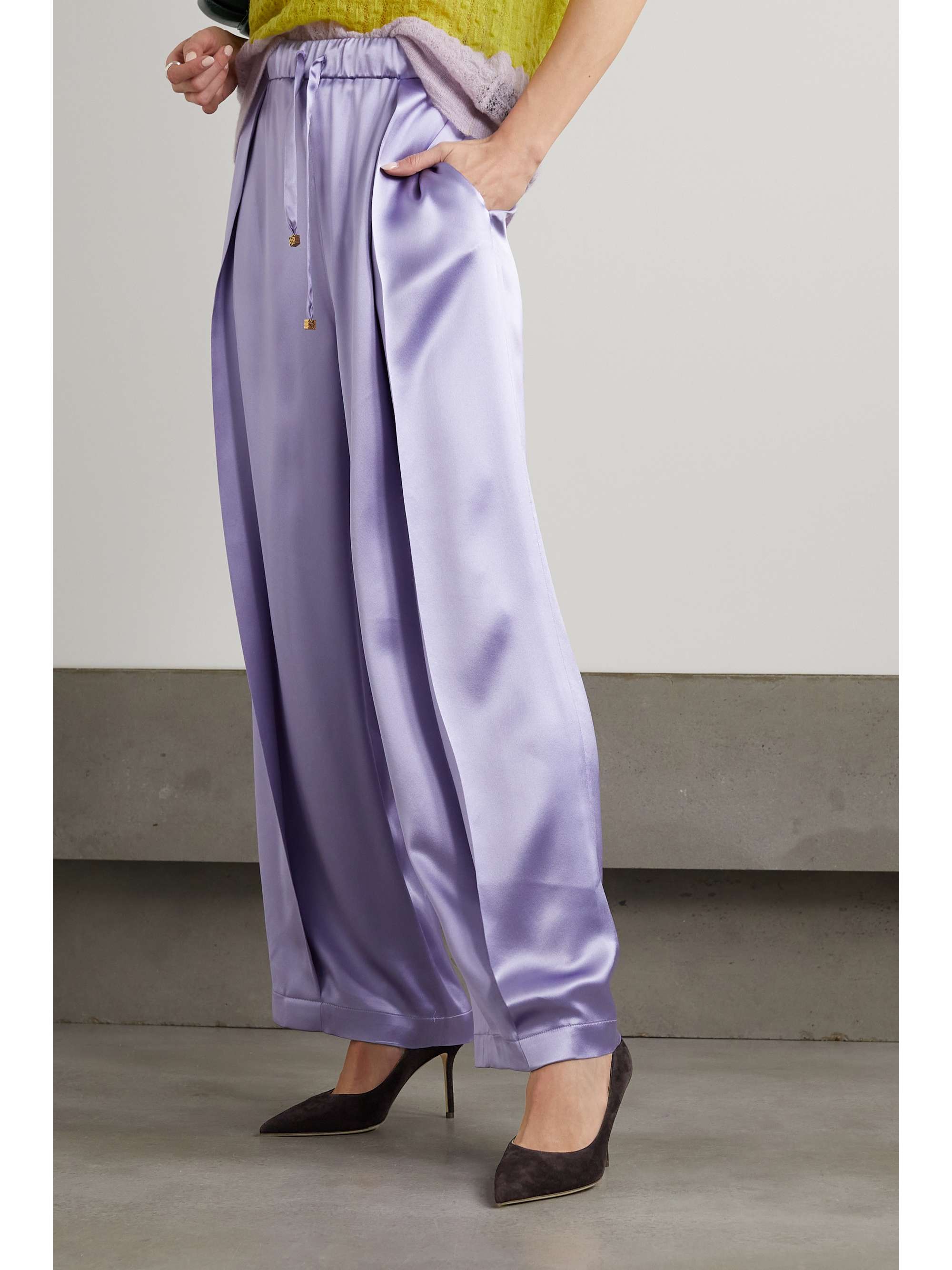 JIMMY CHOO Love 85 logo-embellished suede pumps