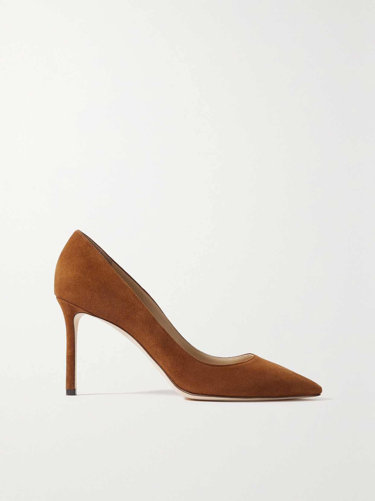 Jimmy Choo - Romy 85 Suede Pumps - Brown