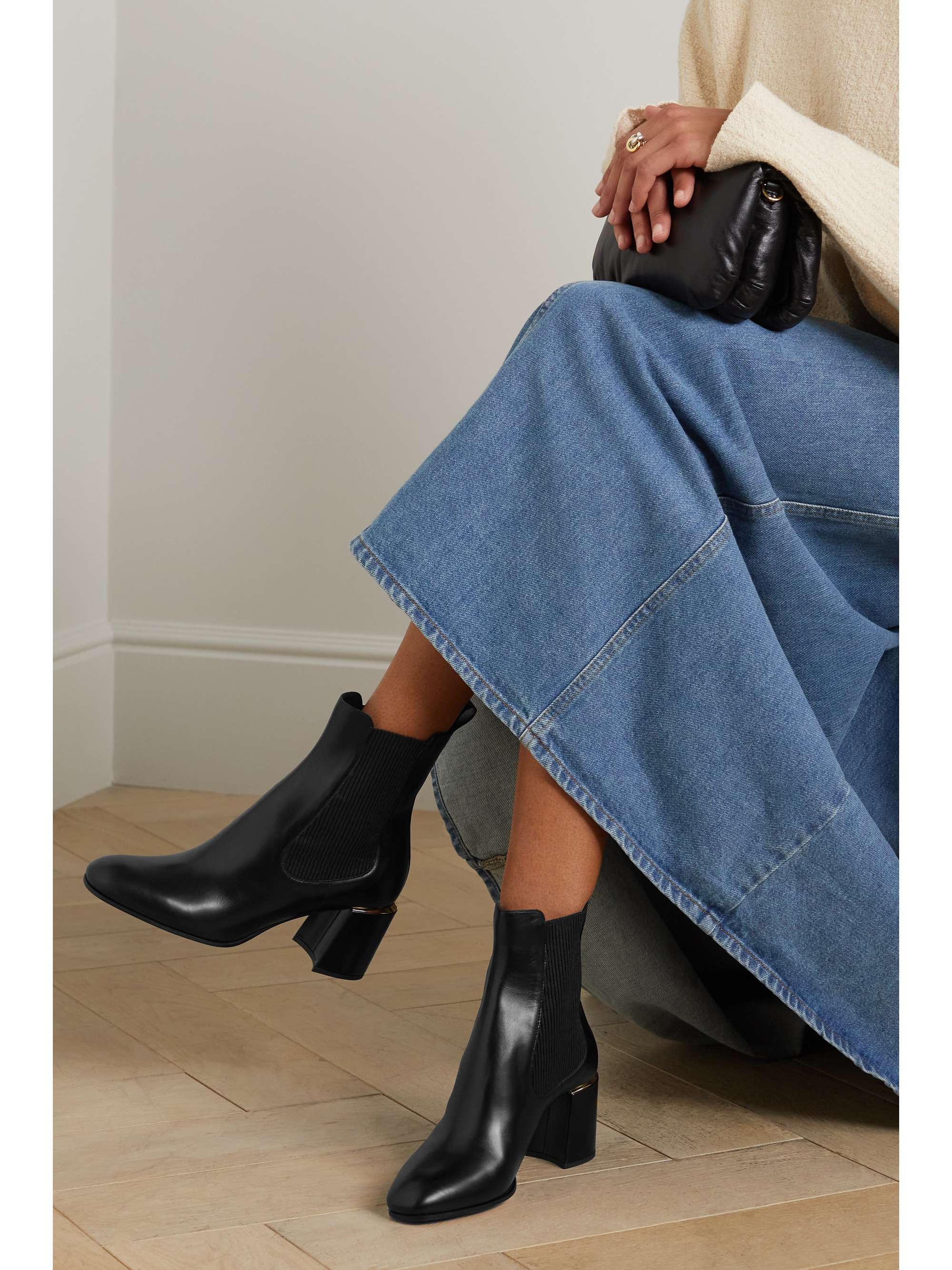 Thessaly 65 leather Chelsea boots