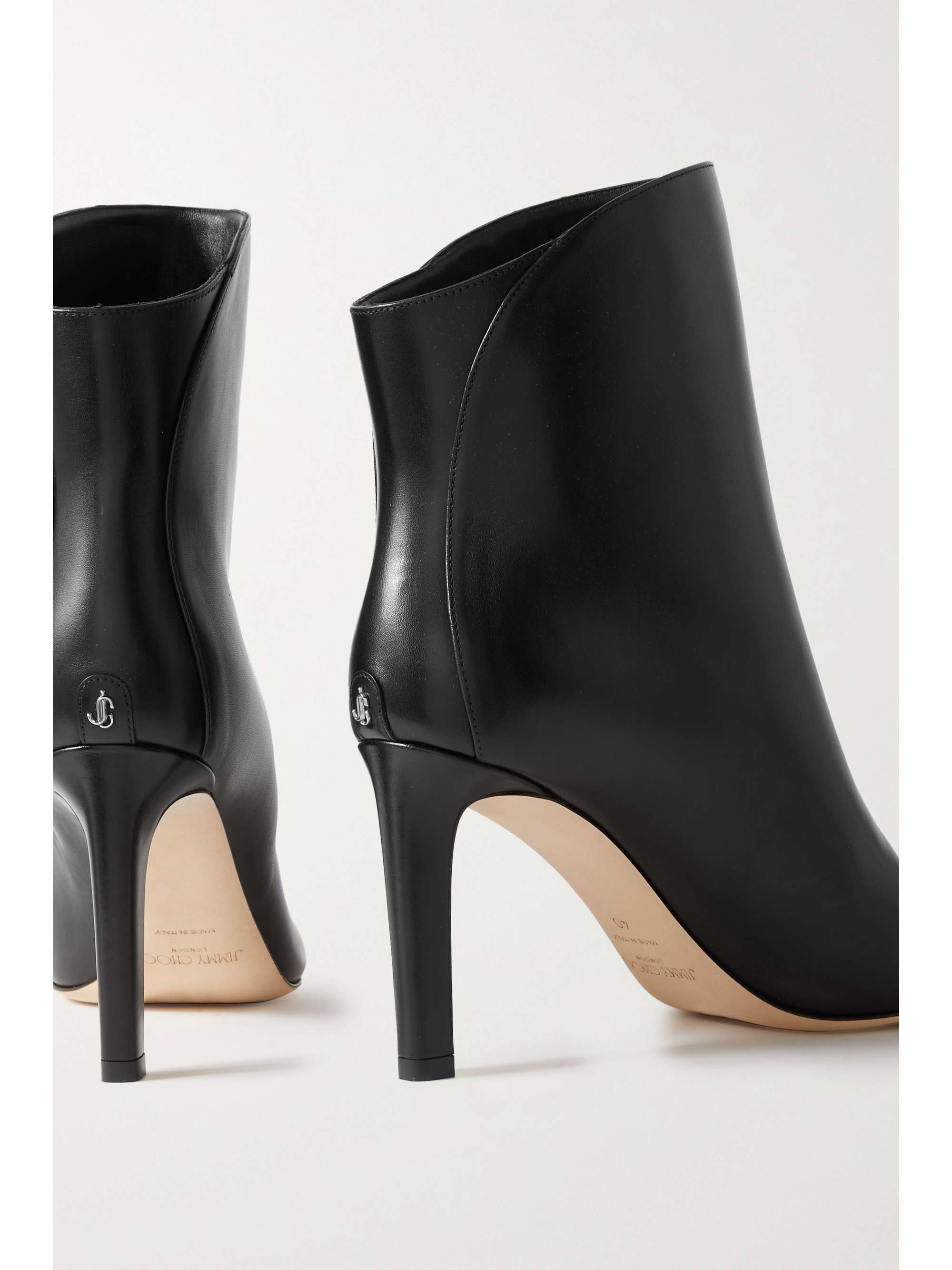 JIMMY CHOO Karter 85 leather ankle boots