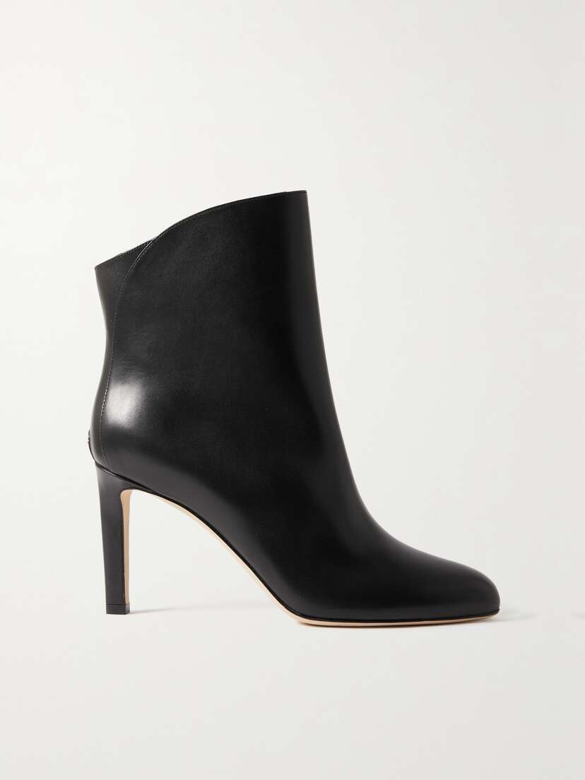 Jimmy Choo Karter 85 Leather Ankle Boots