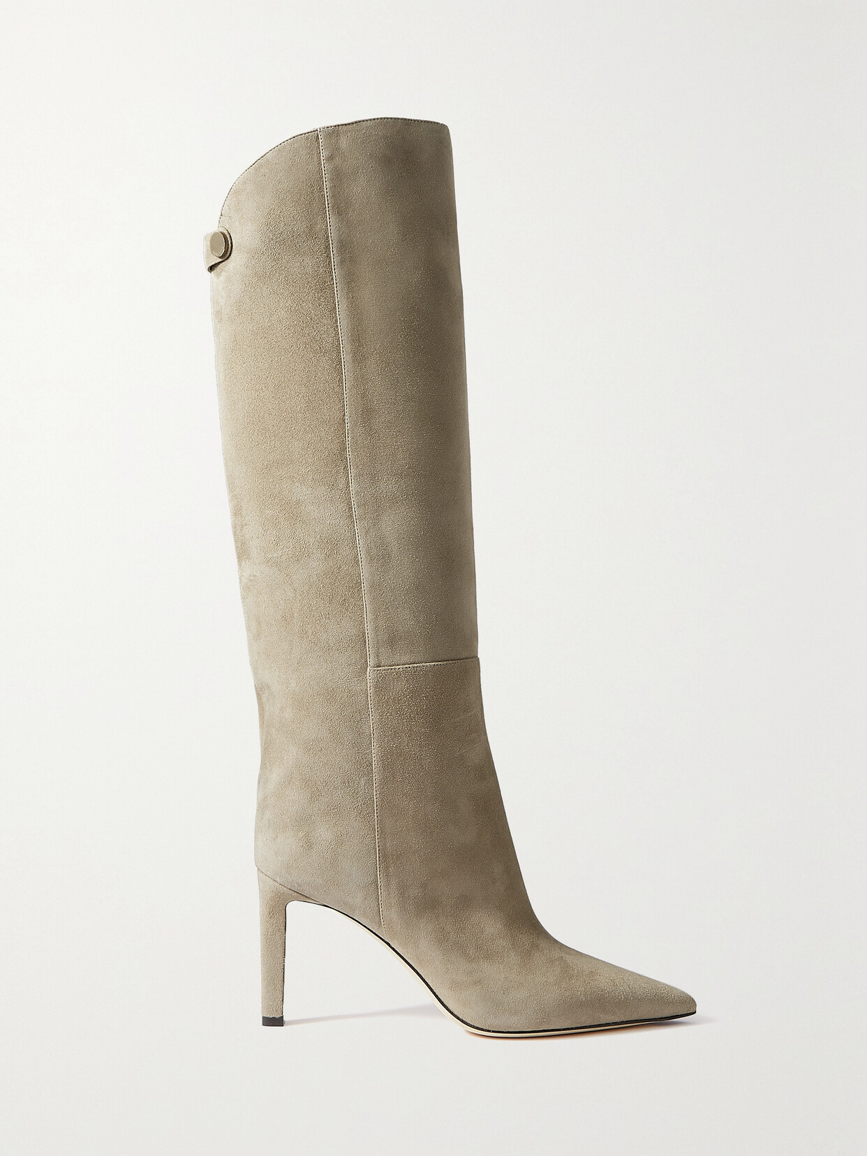 Jimmy Choo - Alizze 85 Suede Knee Boots - Brown