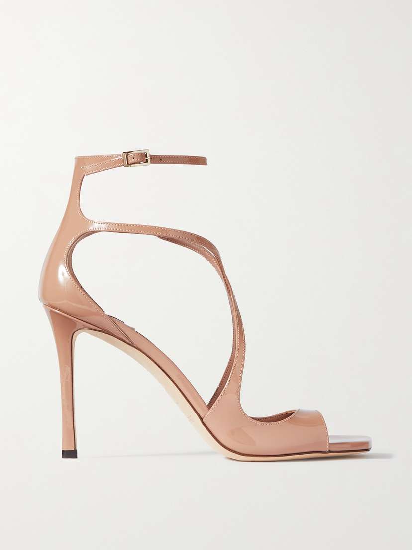 Jimmy Choo Azia 95 Patent-leather Sandals
