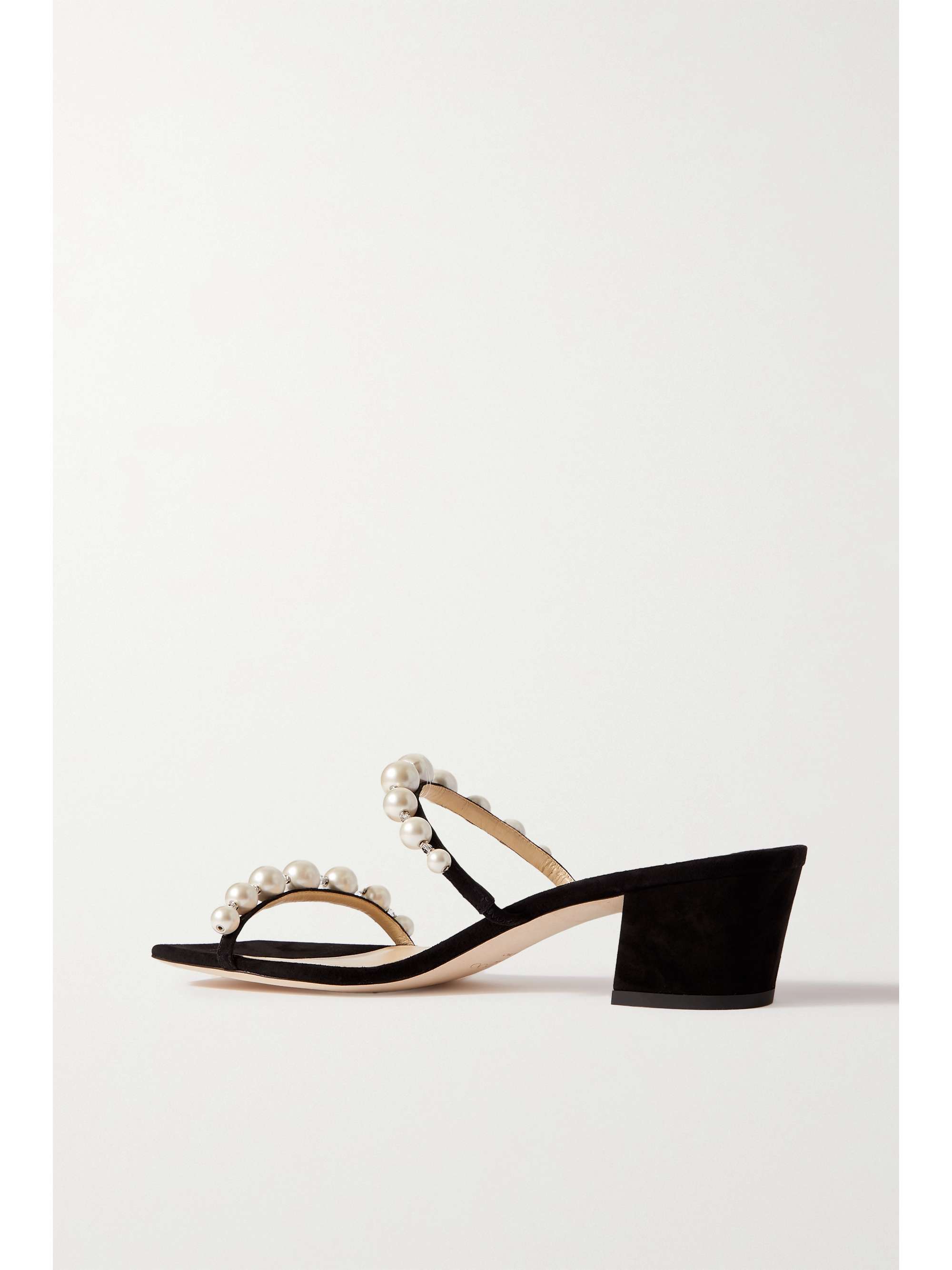JIMMY CHOO Amra 45 embellished suede sandals