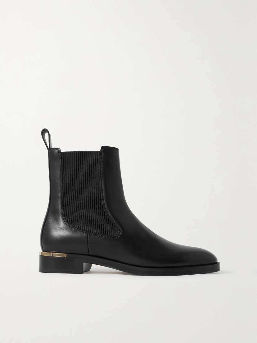 Jimmy Choo Thessaly Leather Chelsea Boots