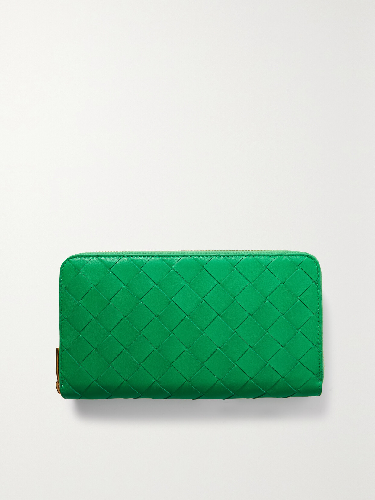 Bottega Veneta - Intrecciato Leather Wallet - Green