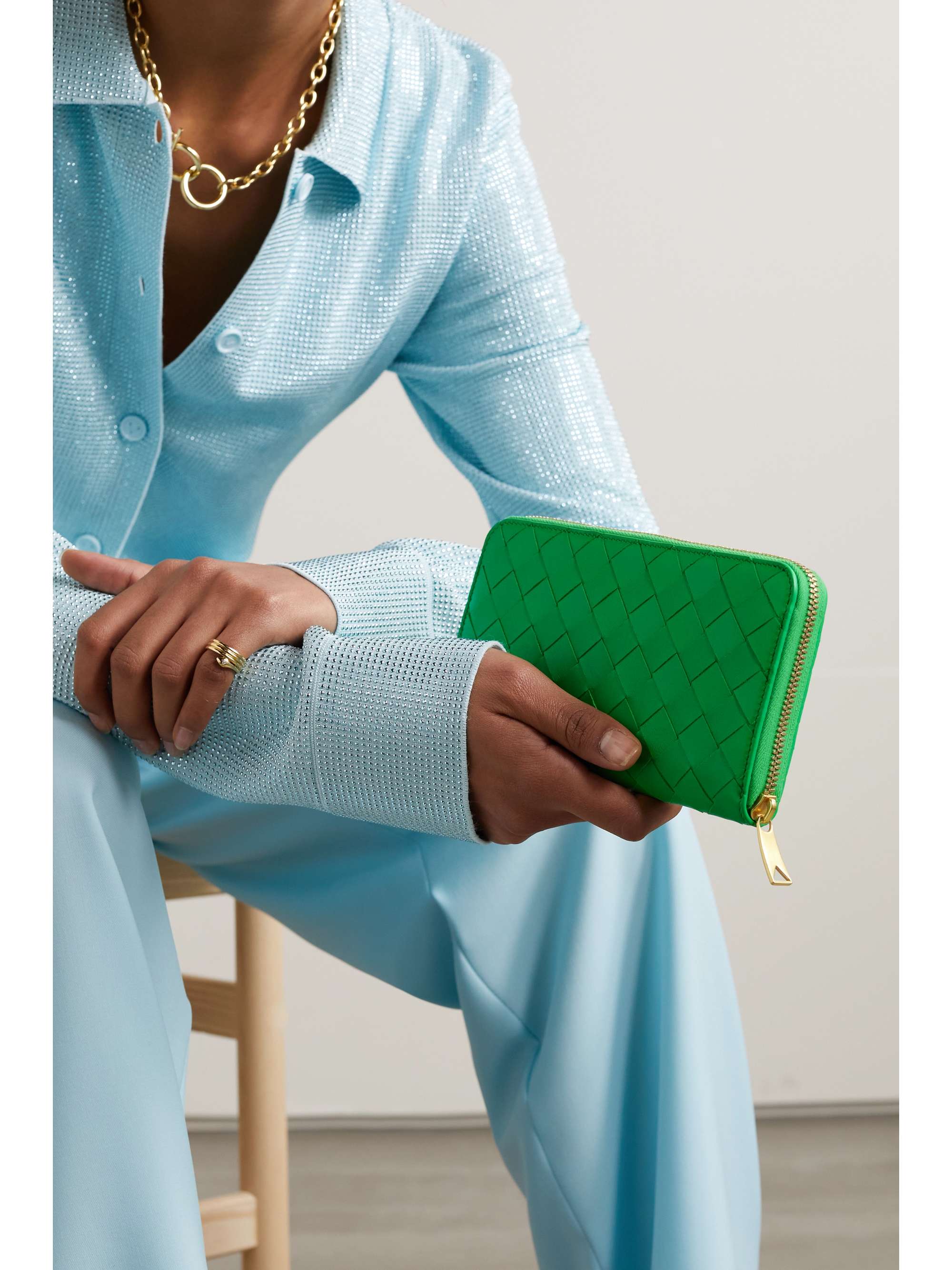 BOTTEGA VENETA Intrecciato leather wallet