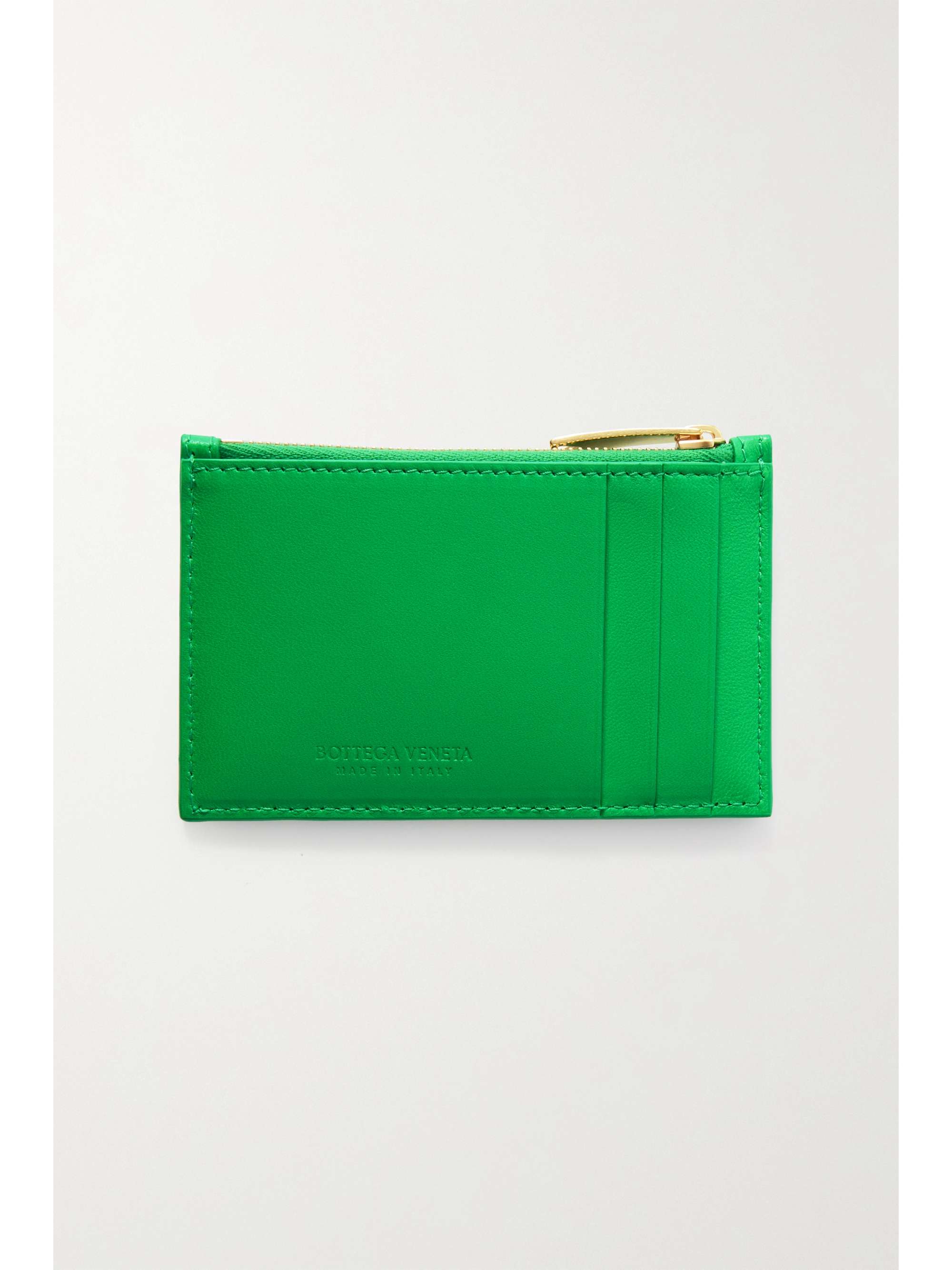 BOTTEGA VENETA Intrecciato leather cardholder