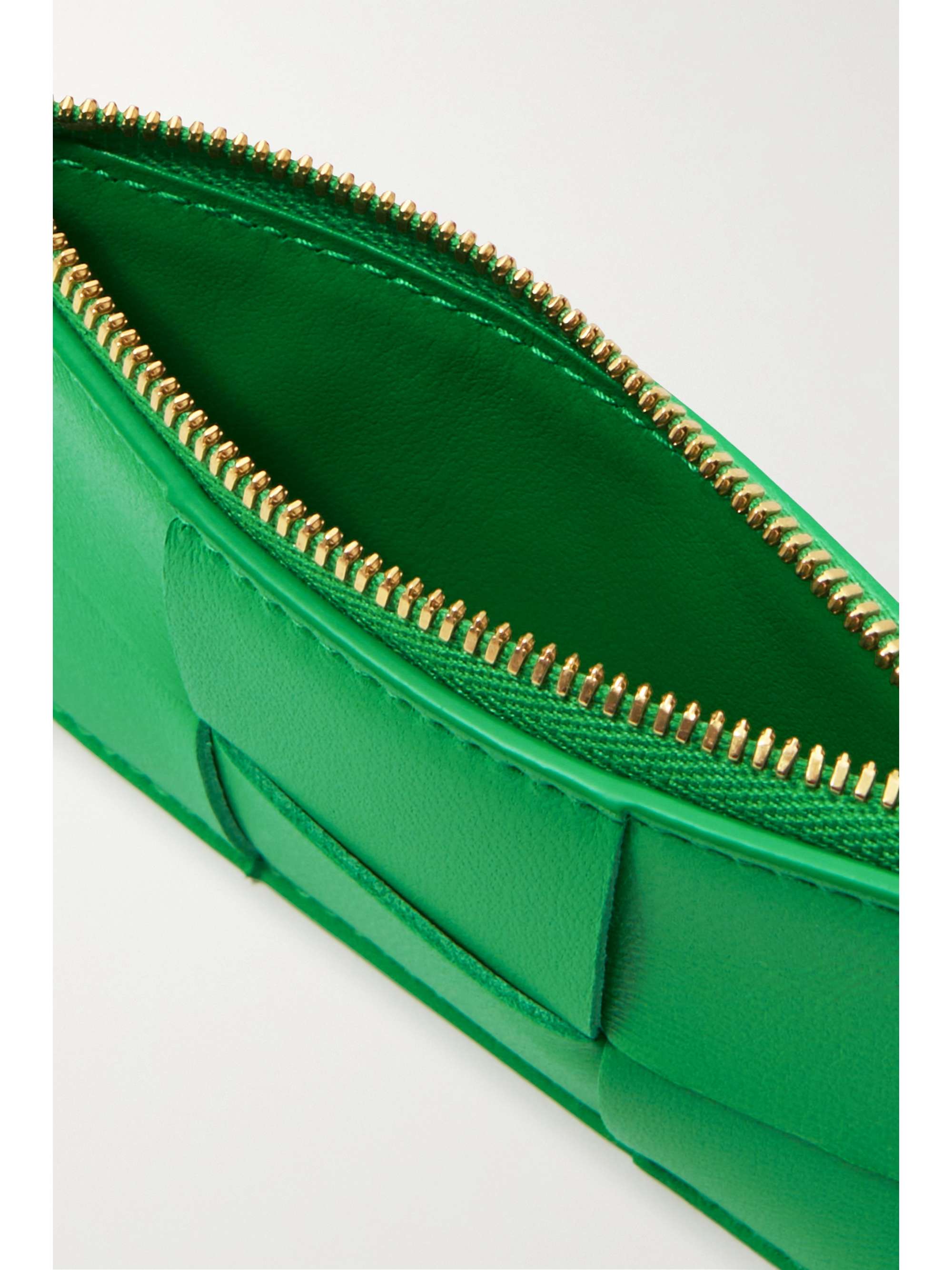 BOTTEGA VENETA Intrecciato leather cardholder