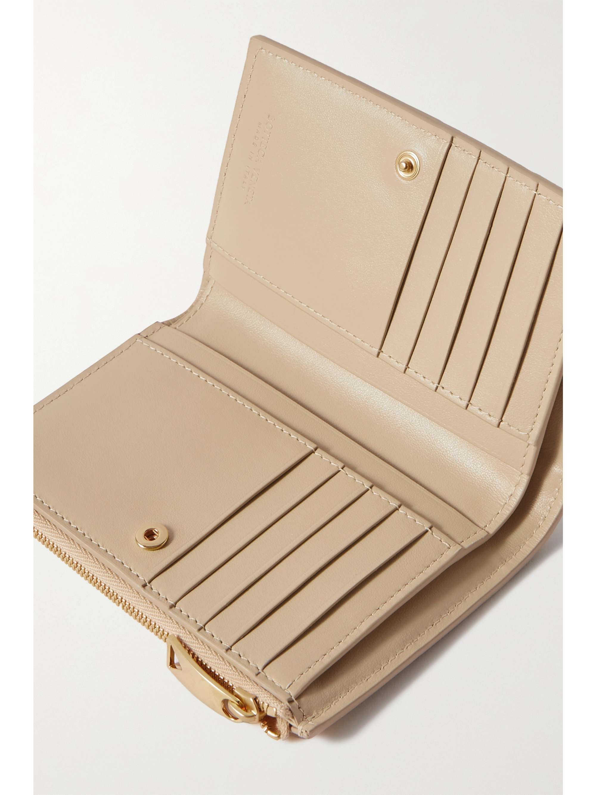 BOTTEGA VENETA Cassette intrecciato leather wallet