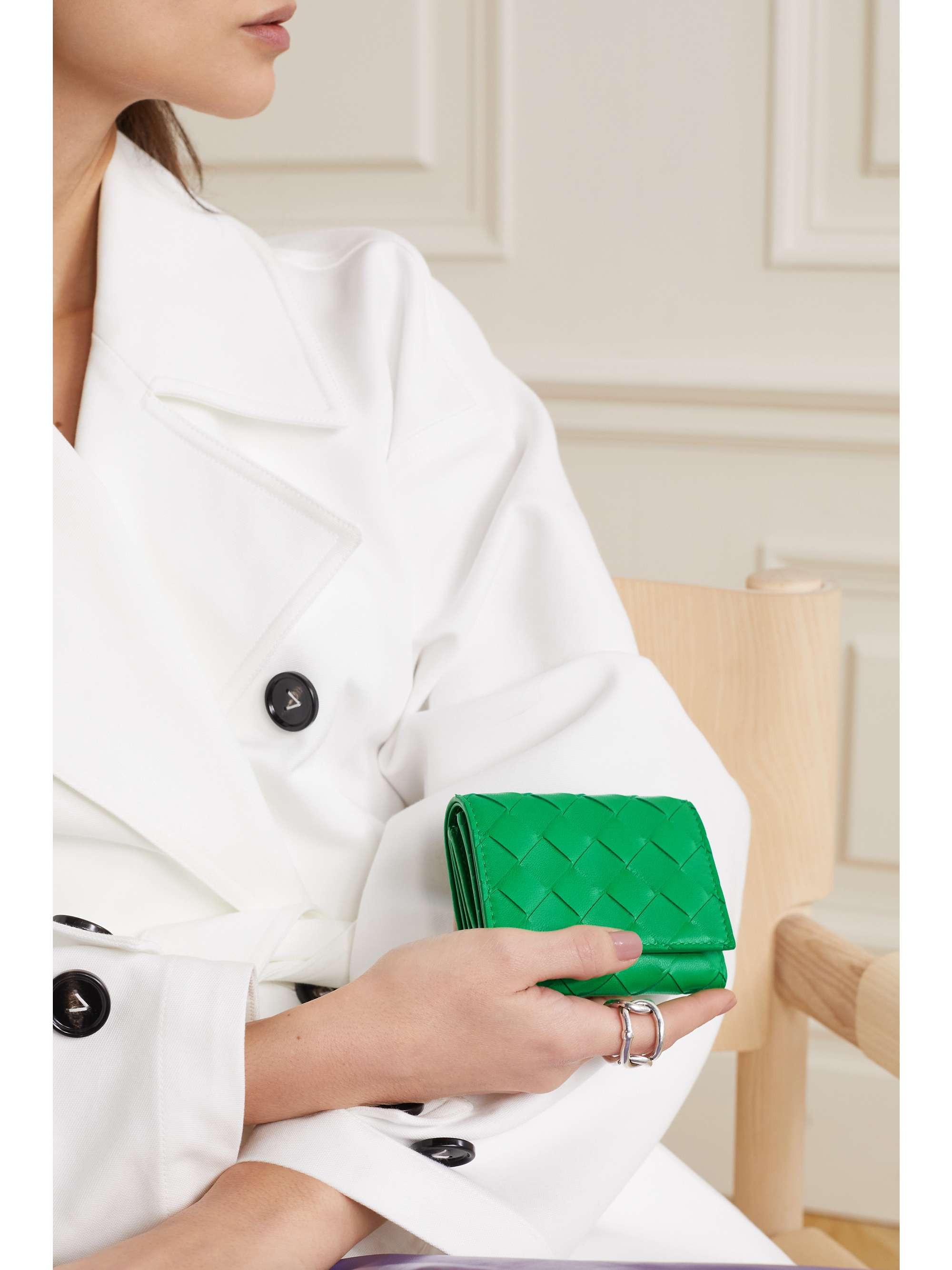 BOTTEGA VENETA Intrecciato leather wallet