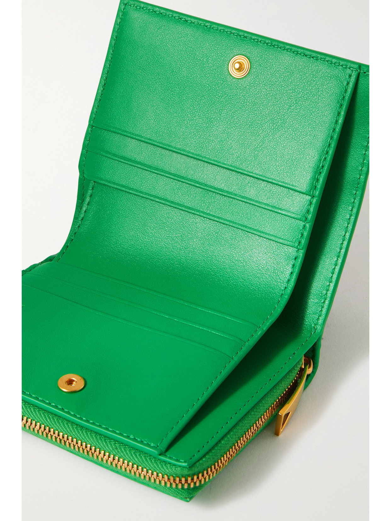 BOTTEGA VENETA INTRECCIATO LEATHER WALLET
