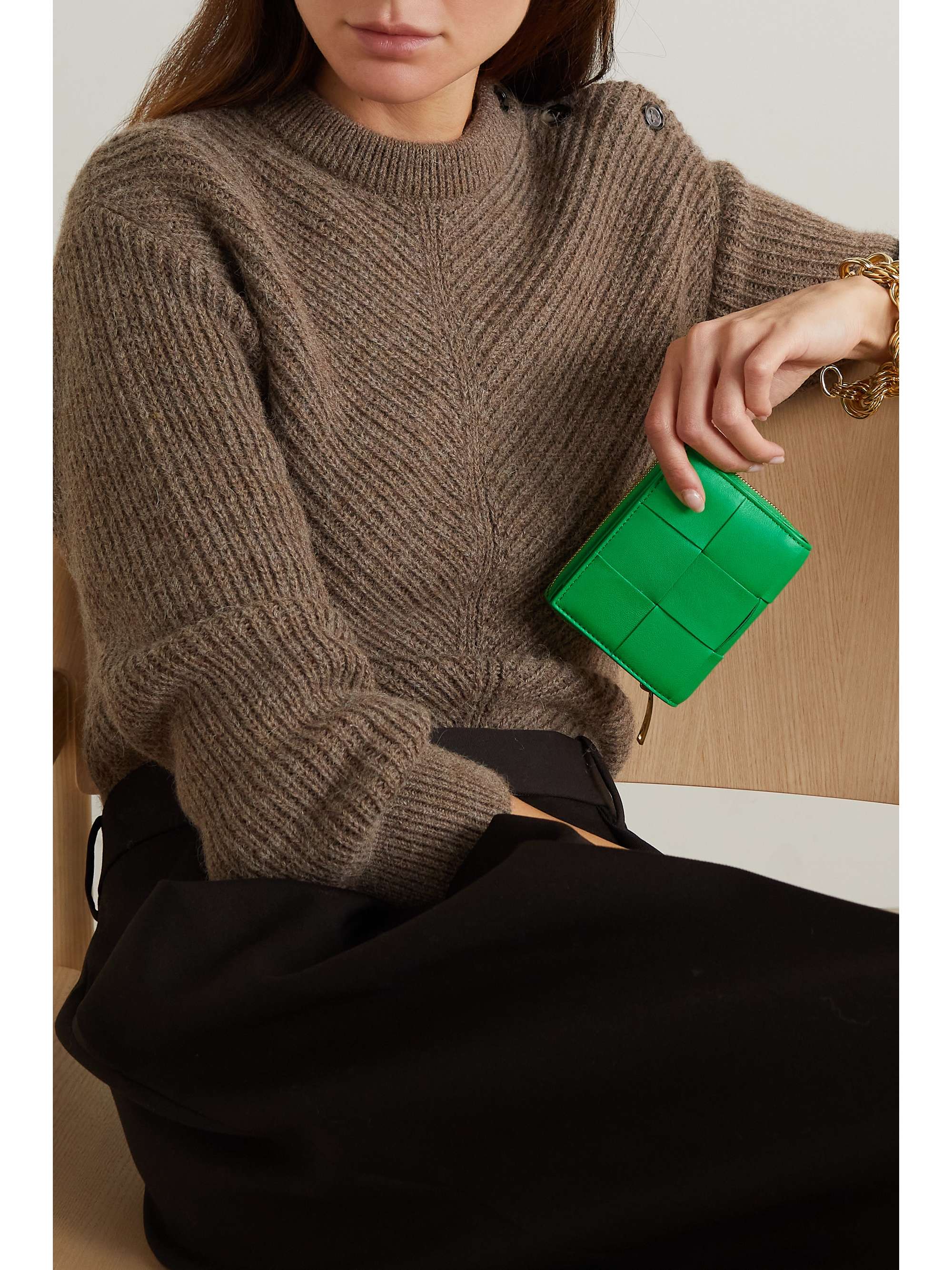 BOTTEGA VENETA Intrecciato leather wallet