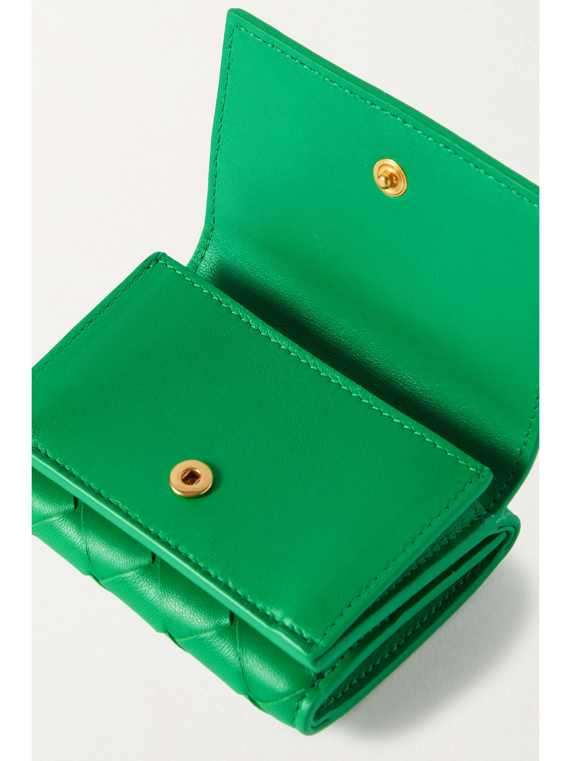 BOTTEGA VENETA Cassette mini intrecciato leather wallet