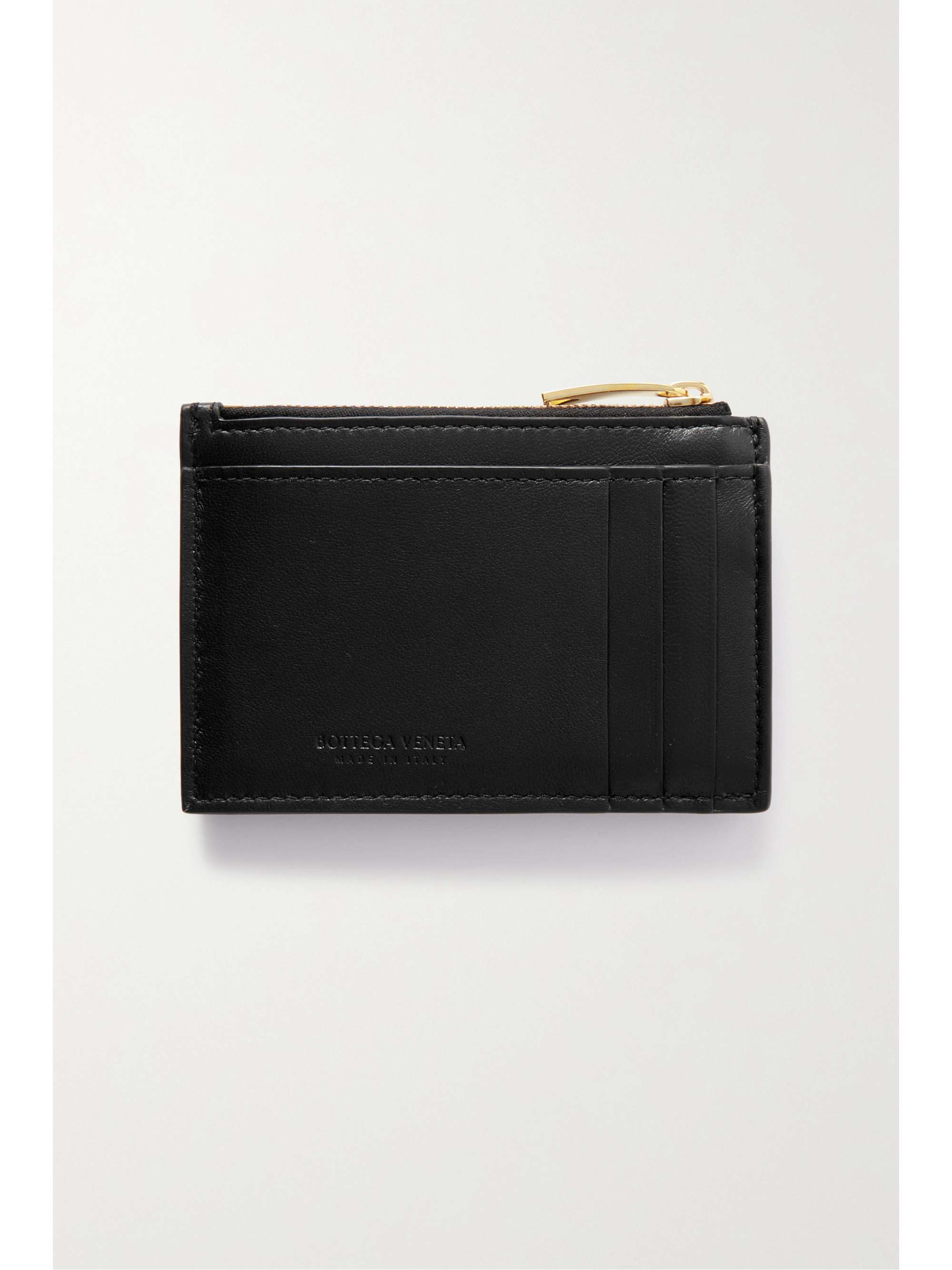 BOTTEGA VENETA Intrecciato leather key pouch