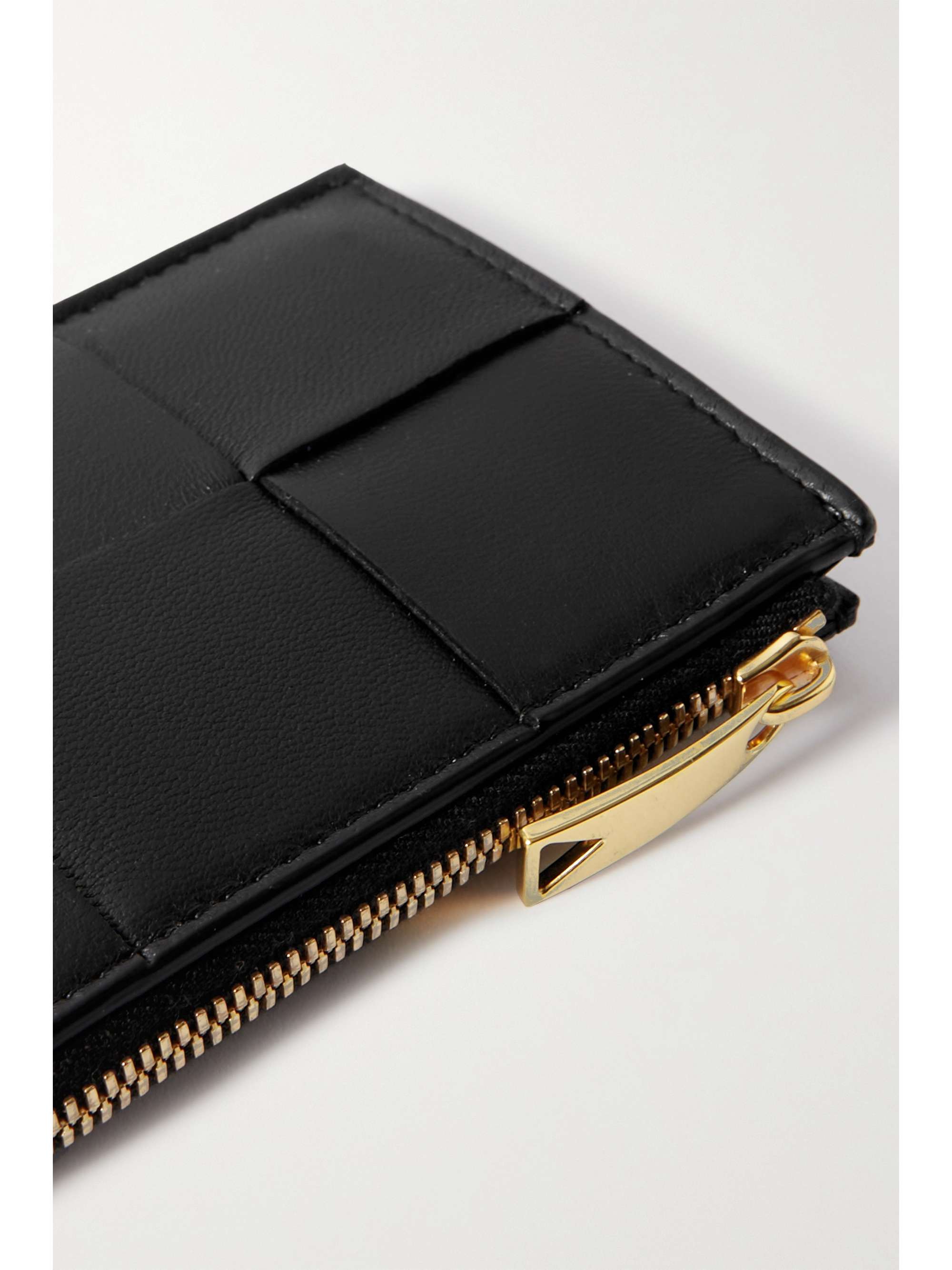 BOTTEGA VENETA Intrecciato leather key pouch