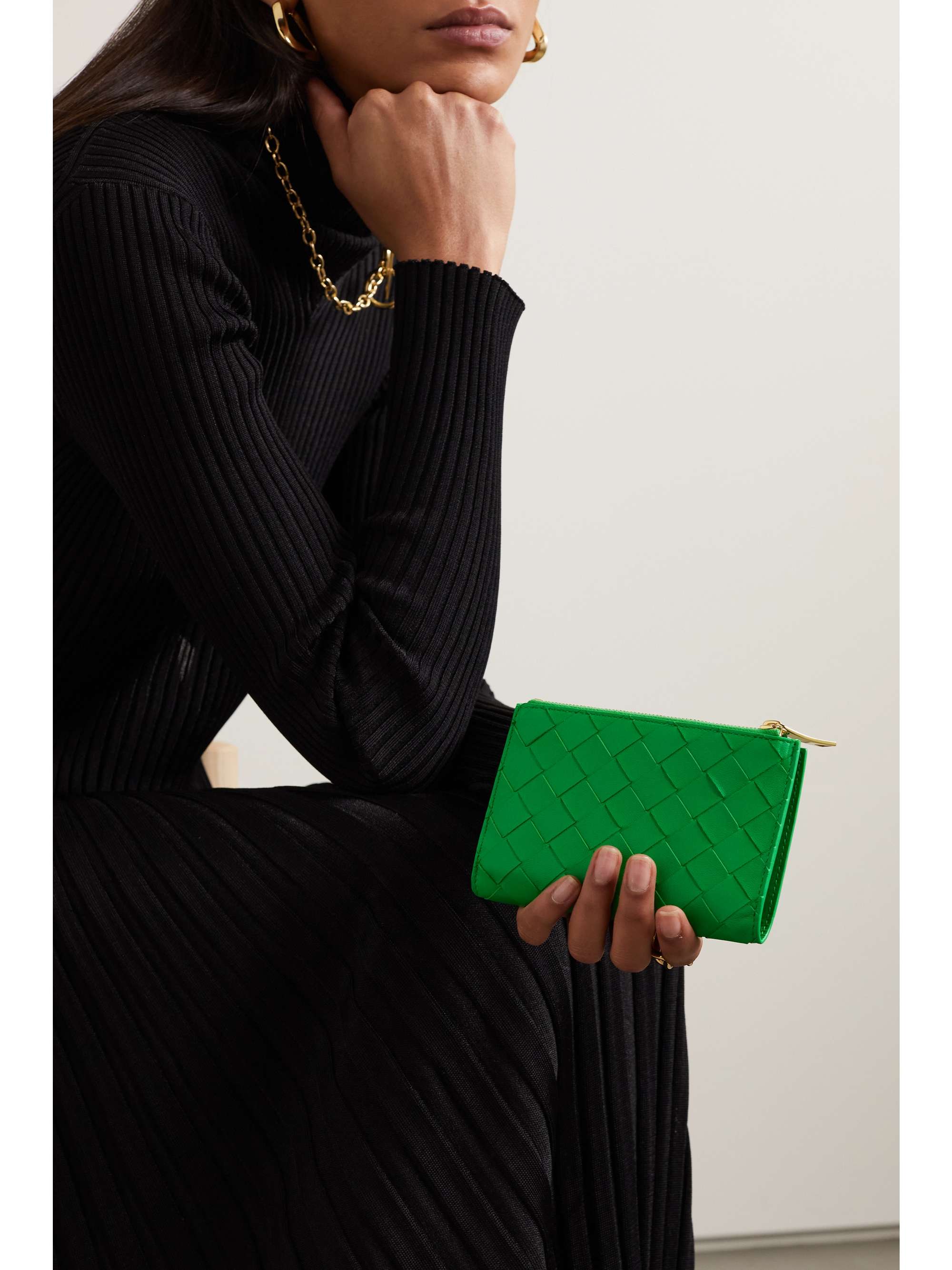 BOTTEGA VENETA Intrecciato leather wallet
