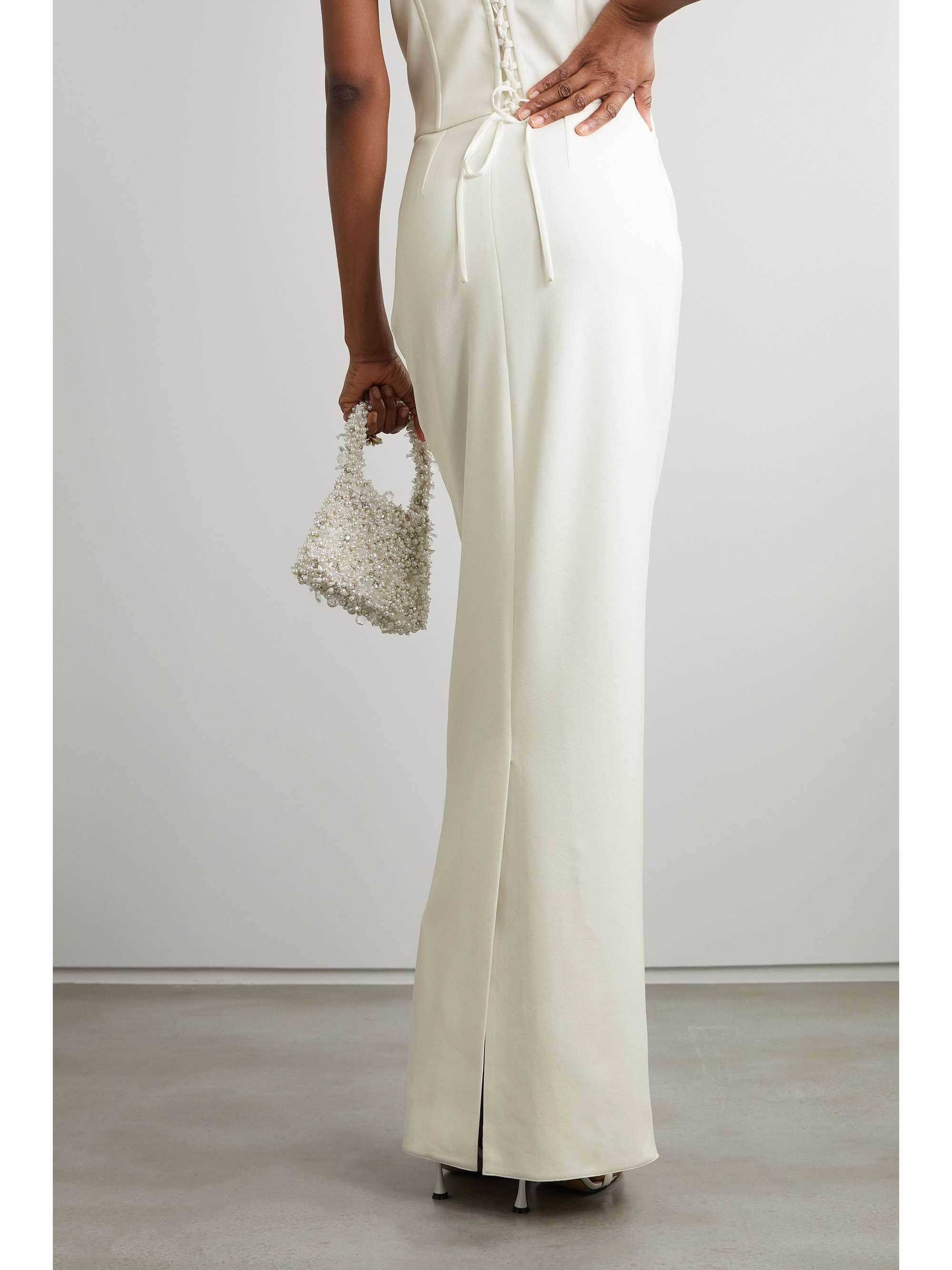 CLIO PEPPIATT Stretch-crepe maxi skirt