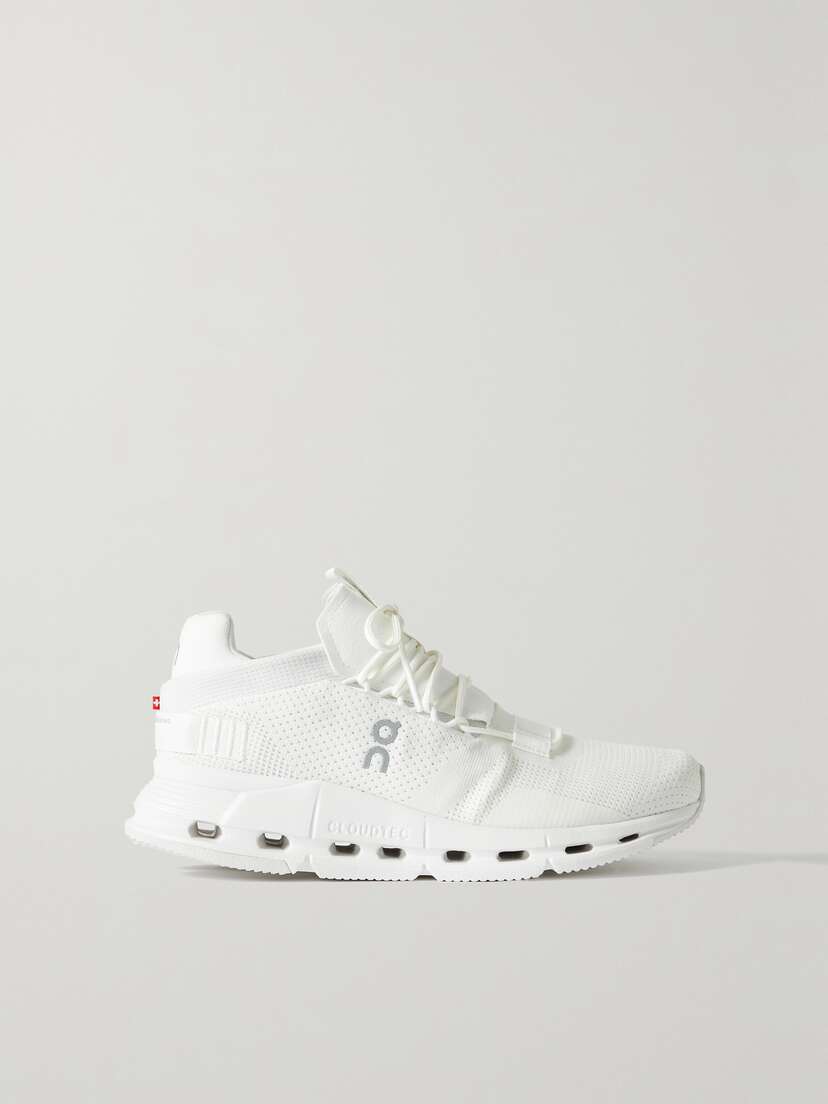 ON Cloudnova Felt-trimmed Mesh Sneakers