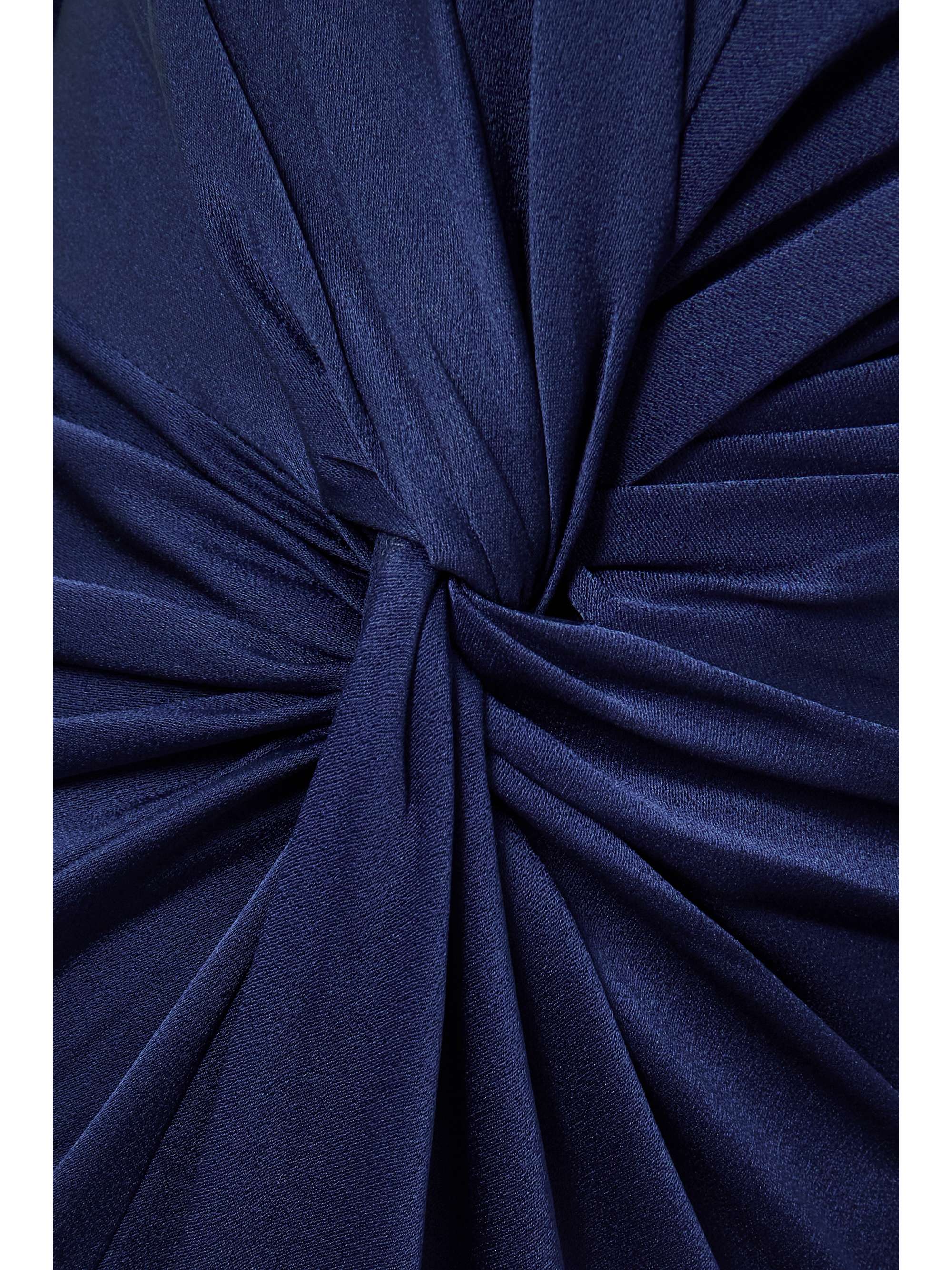 ALEX PERRY Rowan twist-front satin-crepe gown