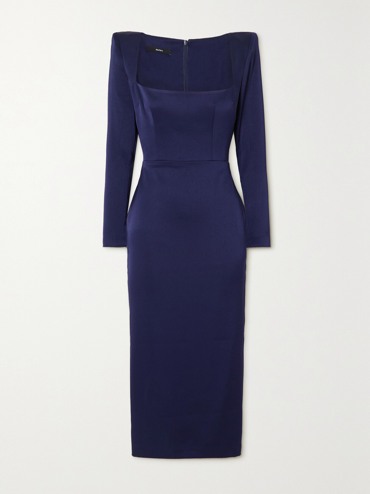 Alex Perry - Manor Satin-crepe Midi Dress - Blue