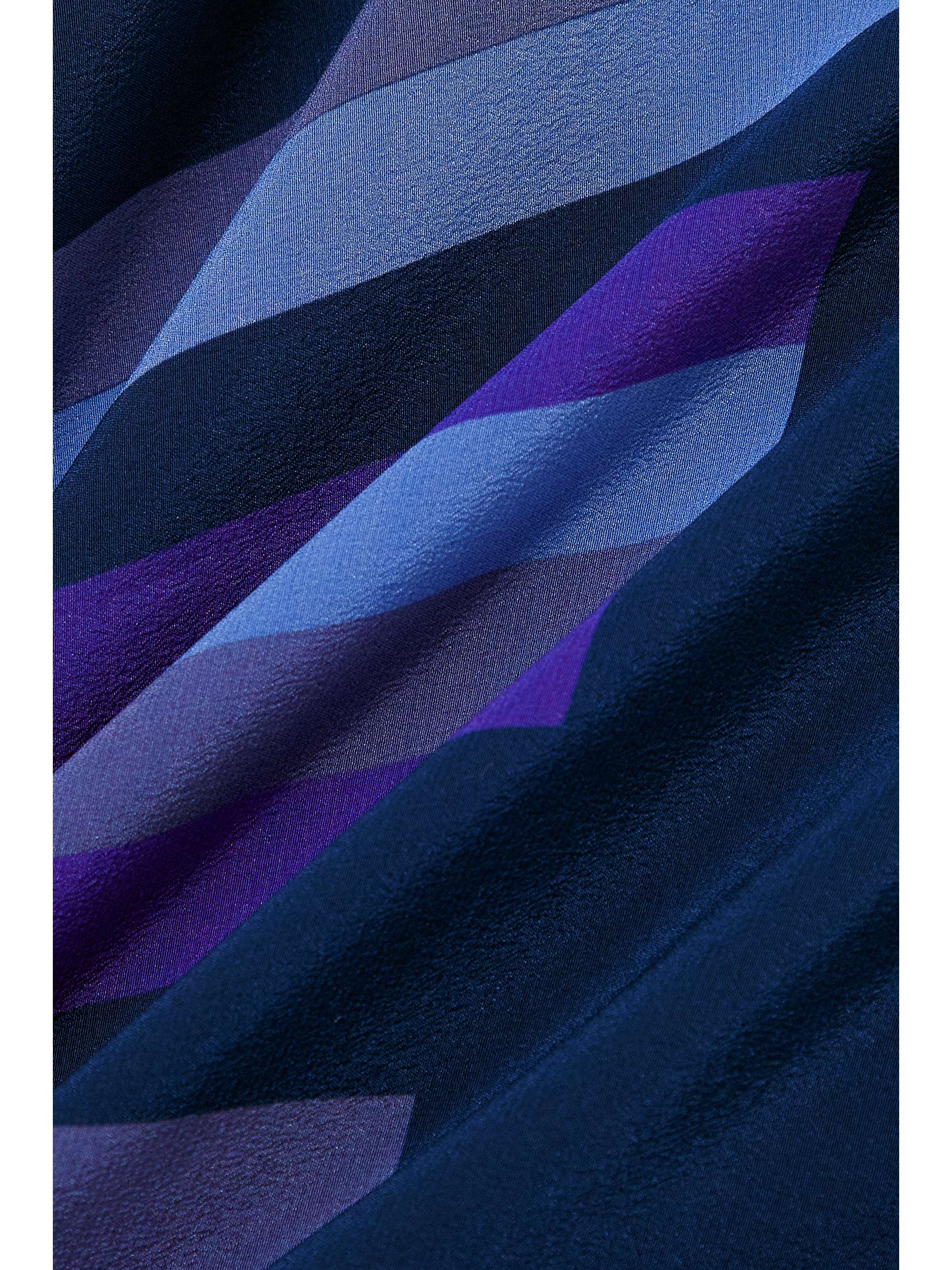 LOUISA PARRIS The Majorca printed silk crepe de chine top