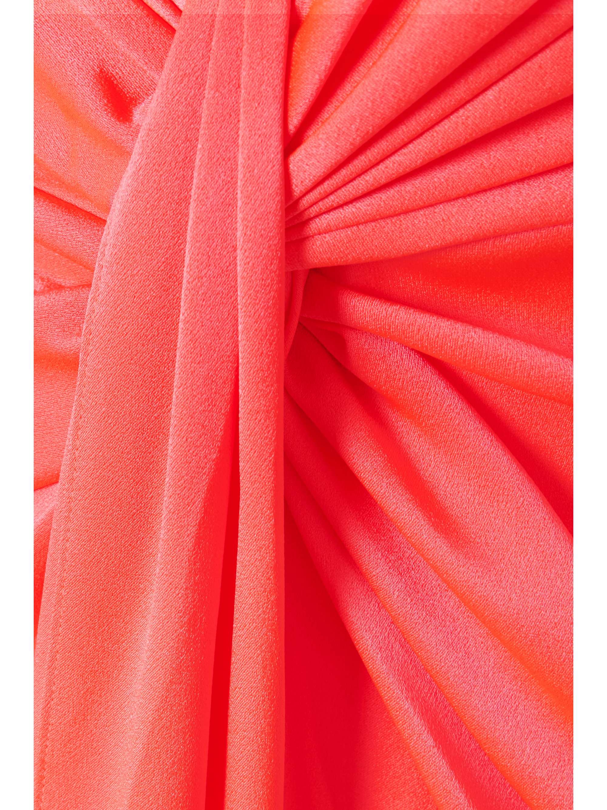 ALEX PERRY Quinn tie-front satin-crepe gown