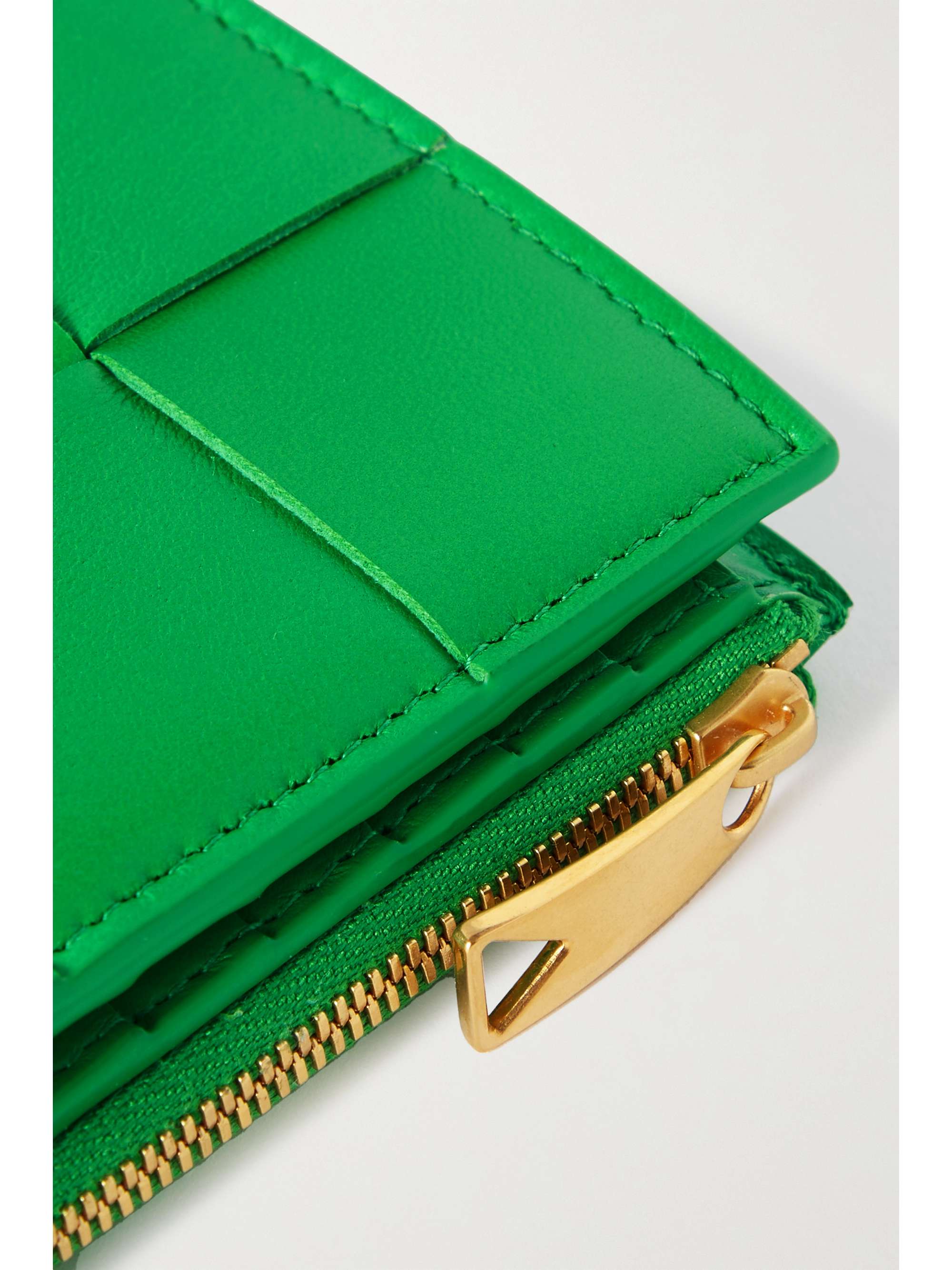 BOTTEGA VENETA Cassette intrecciato leather wallet