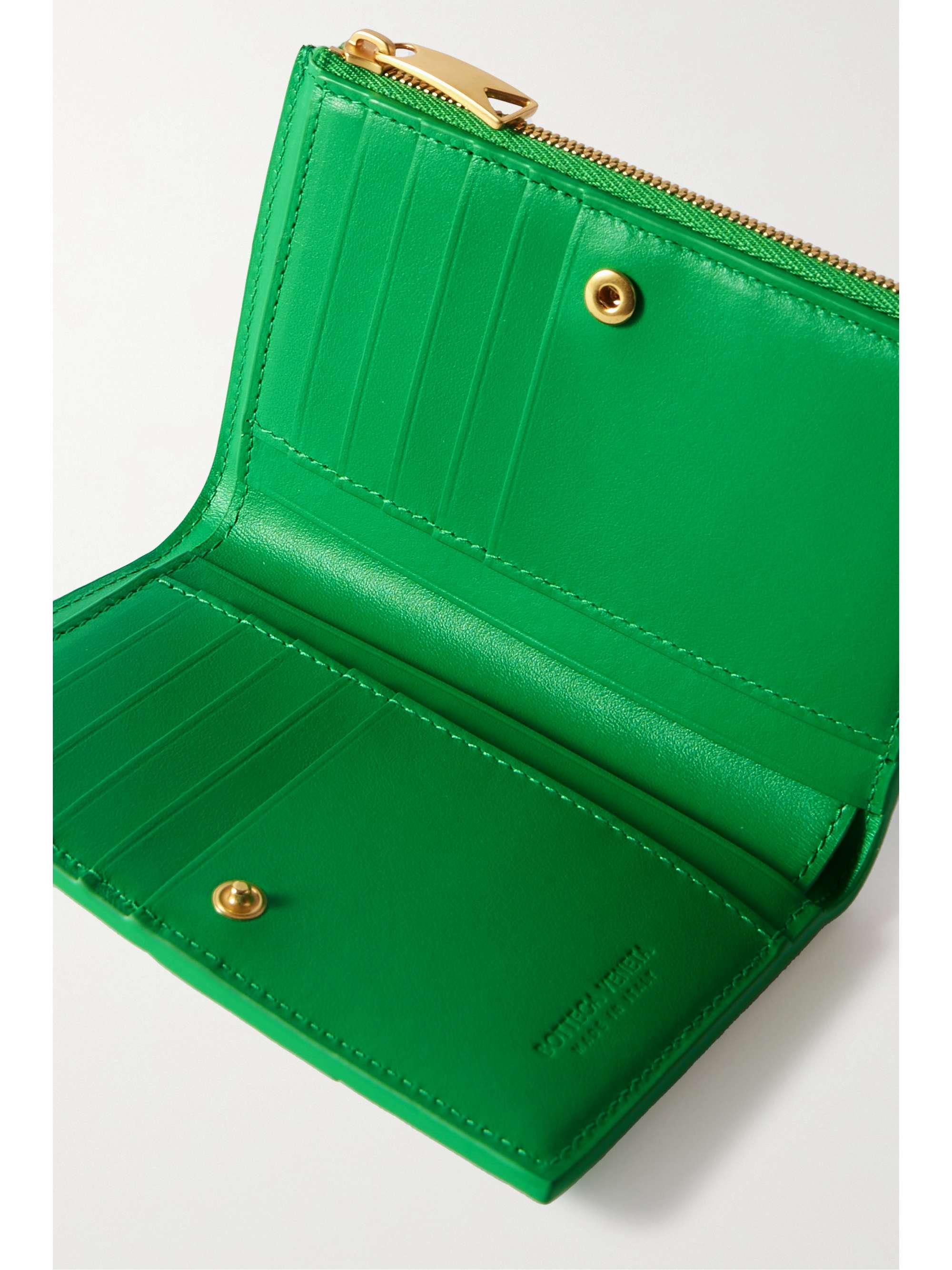 BOTTEGA VENETA Cassette intrecciato leather wallet