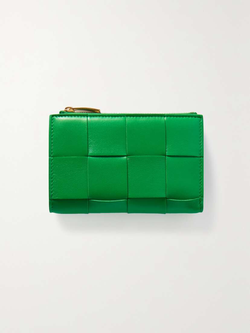 Bottega Veneta Cassette Intrecciato Leather Wallet
