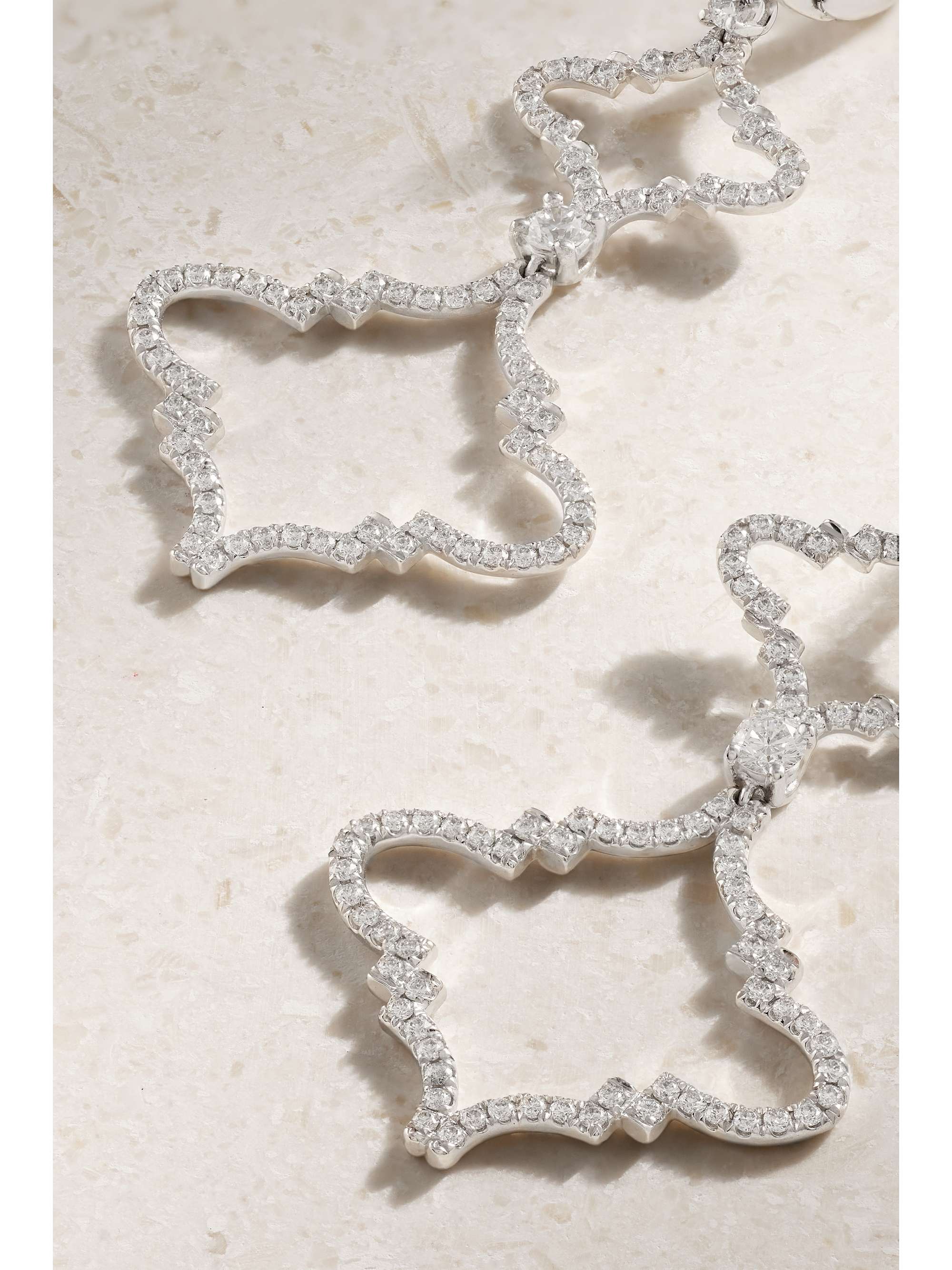 BAYCO Platinum diamond earrings