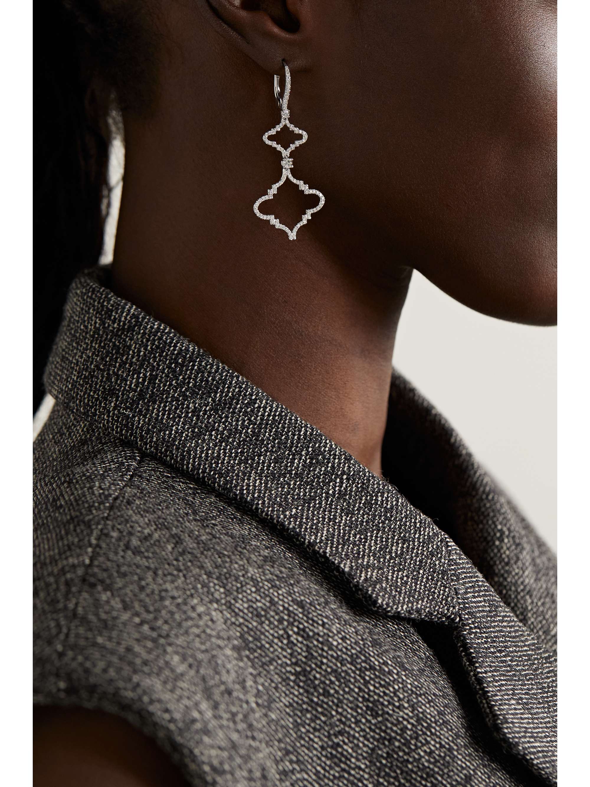 BAYCO Platinum diamond earrings