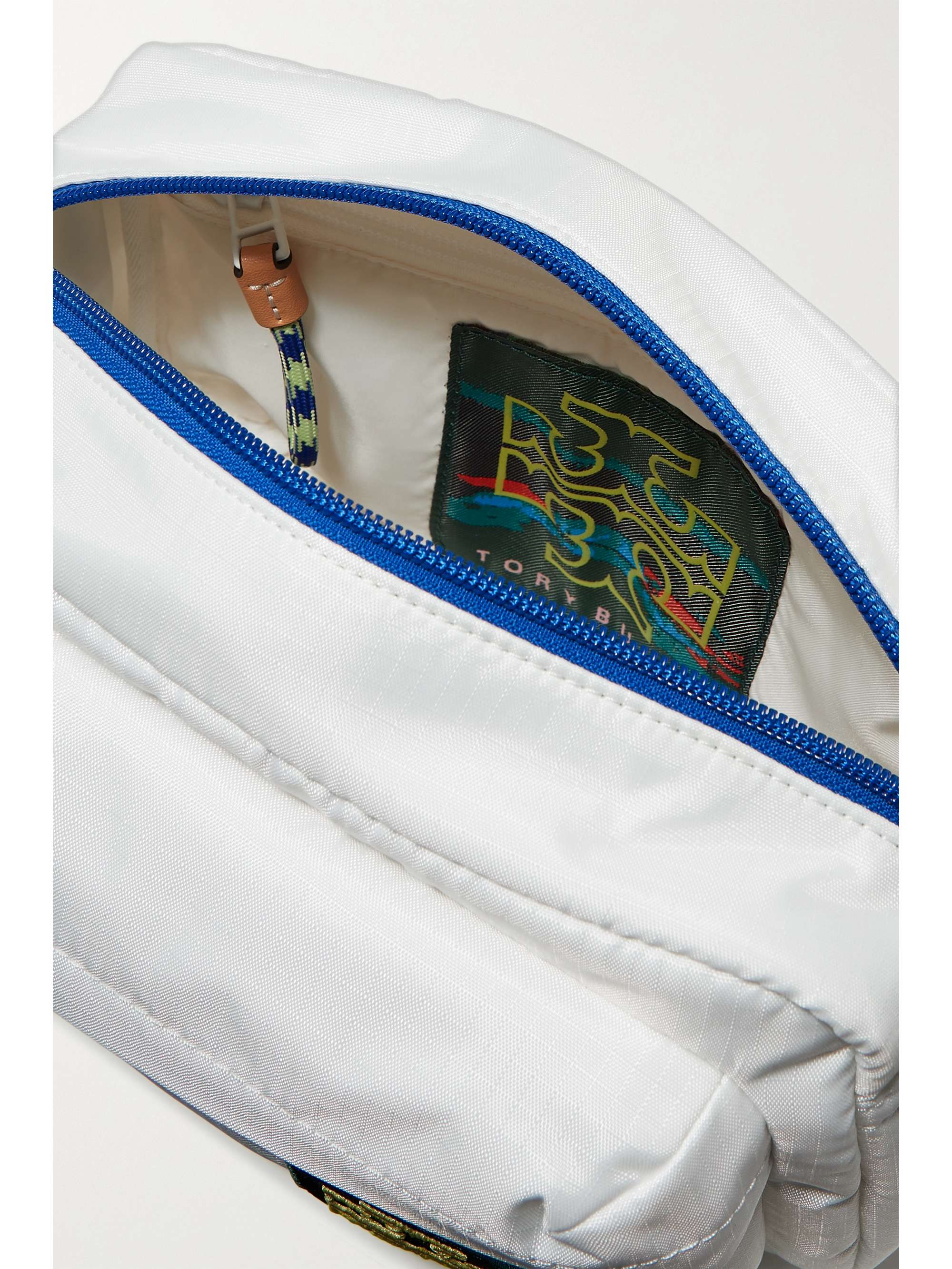 TORY SPORT Appliquéd recycled ripstop shoulder bag