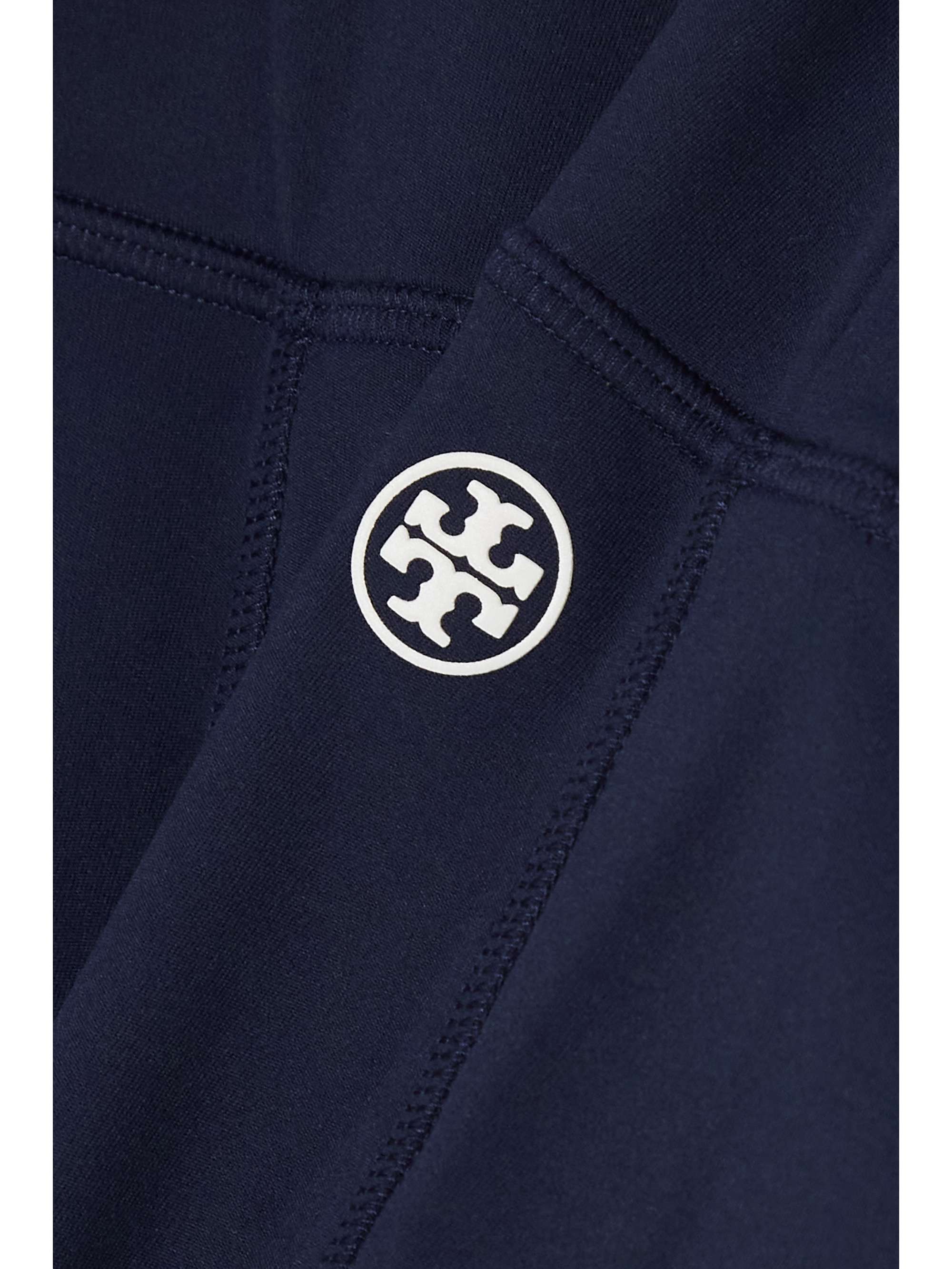 TORY SPORT Leggings aus Stretch-Tactel® mit Streifen und Applikation
