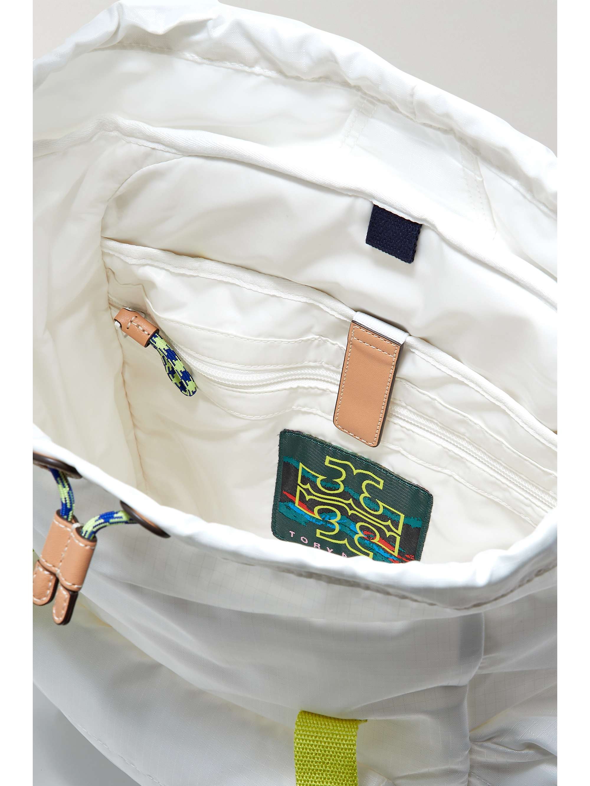 TORY SPORT Appliquéd recycled ripstop backpack