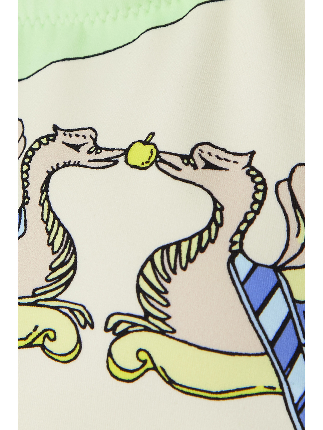 Tory Sport Tory Burch Printed Scoop-back Bra In Green